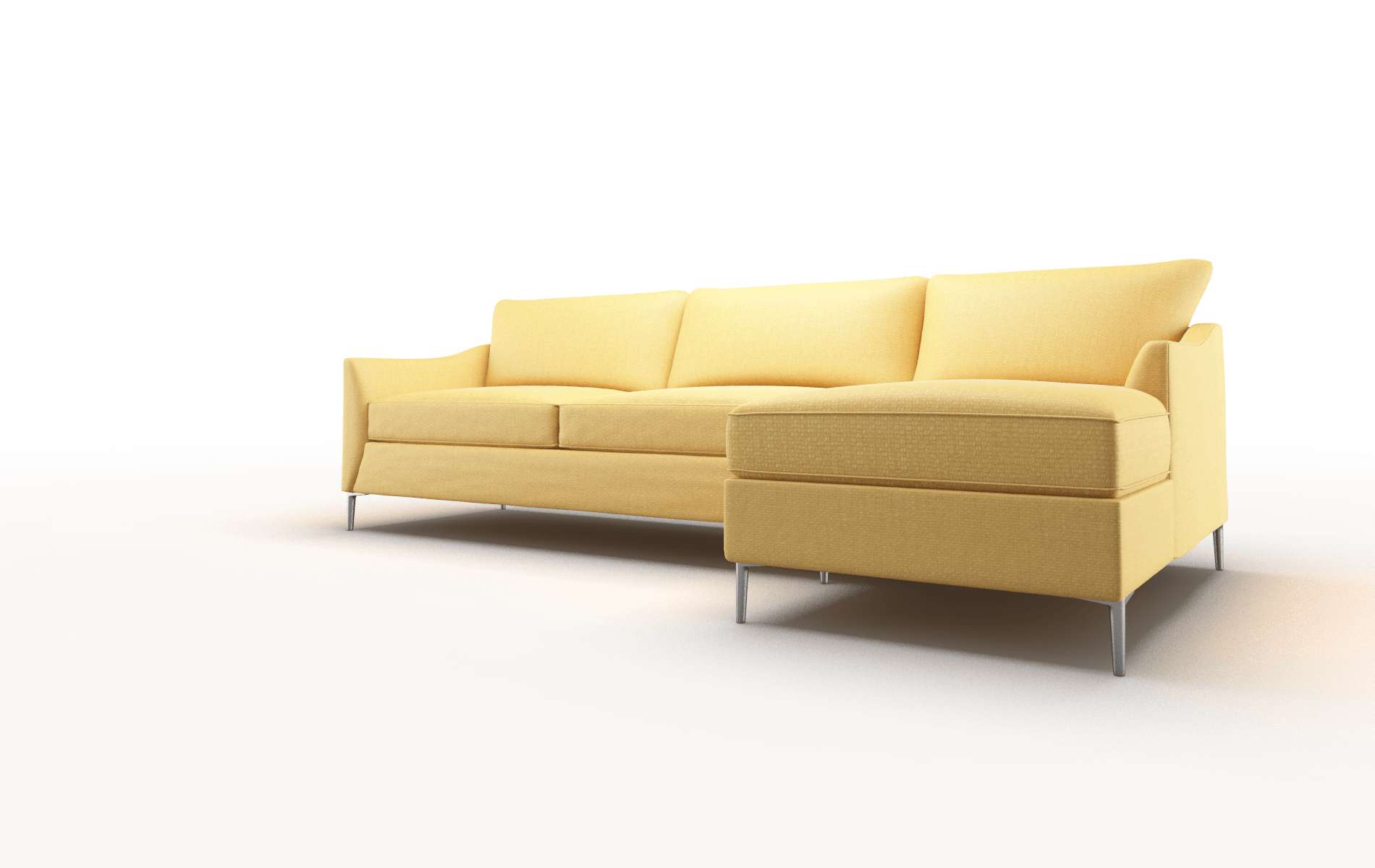 Hamburg Tess Turmeric Panel metal legs 4