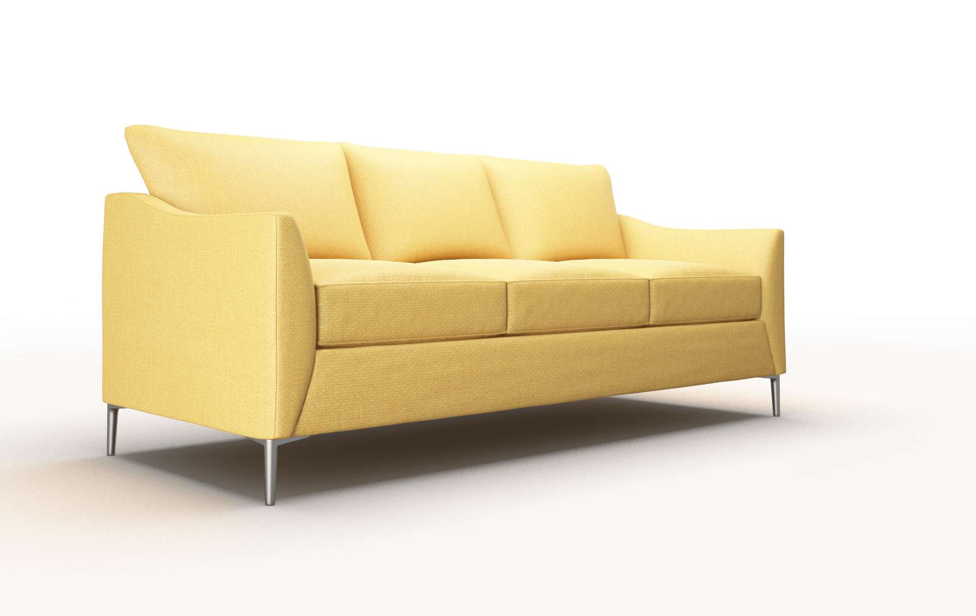Hamburg Tess Turmeric Sofa metal legs 2