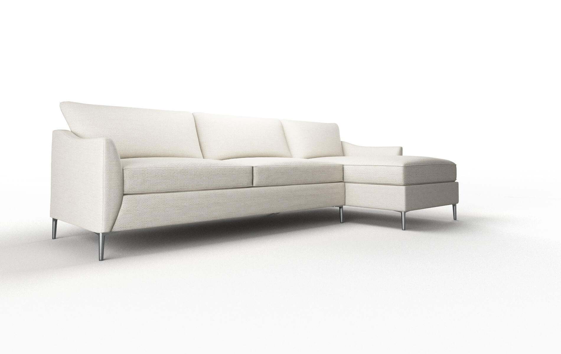 Hamburg Venus Cream Panel metal legs 2