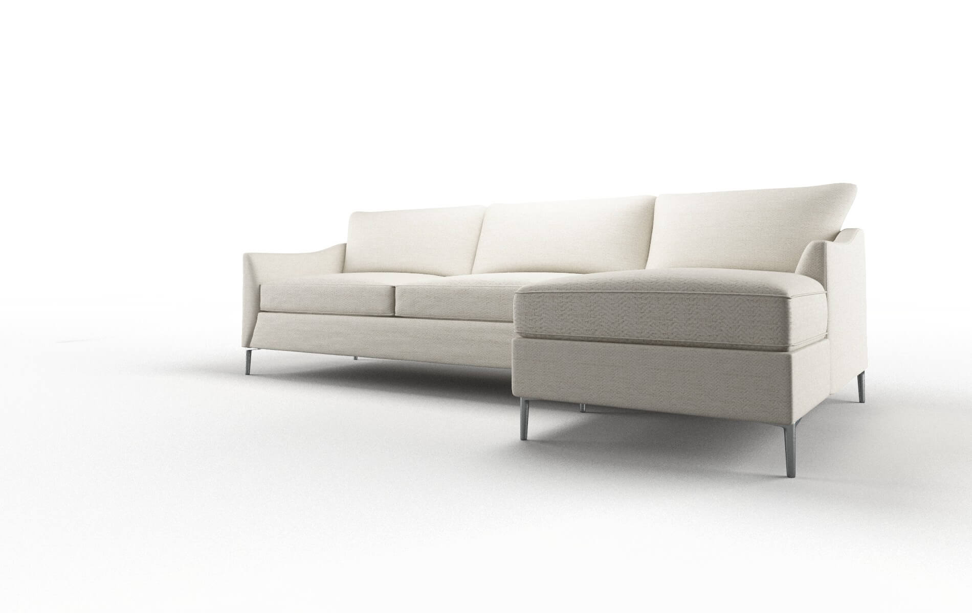 Hamburg Venus Cream Panel metal legs 4