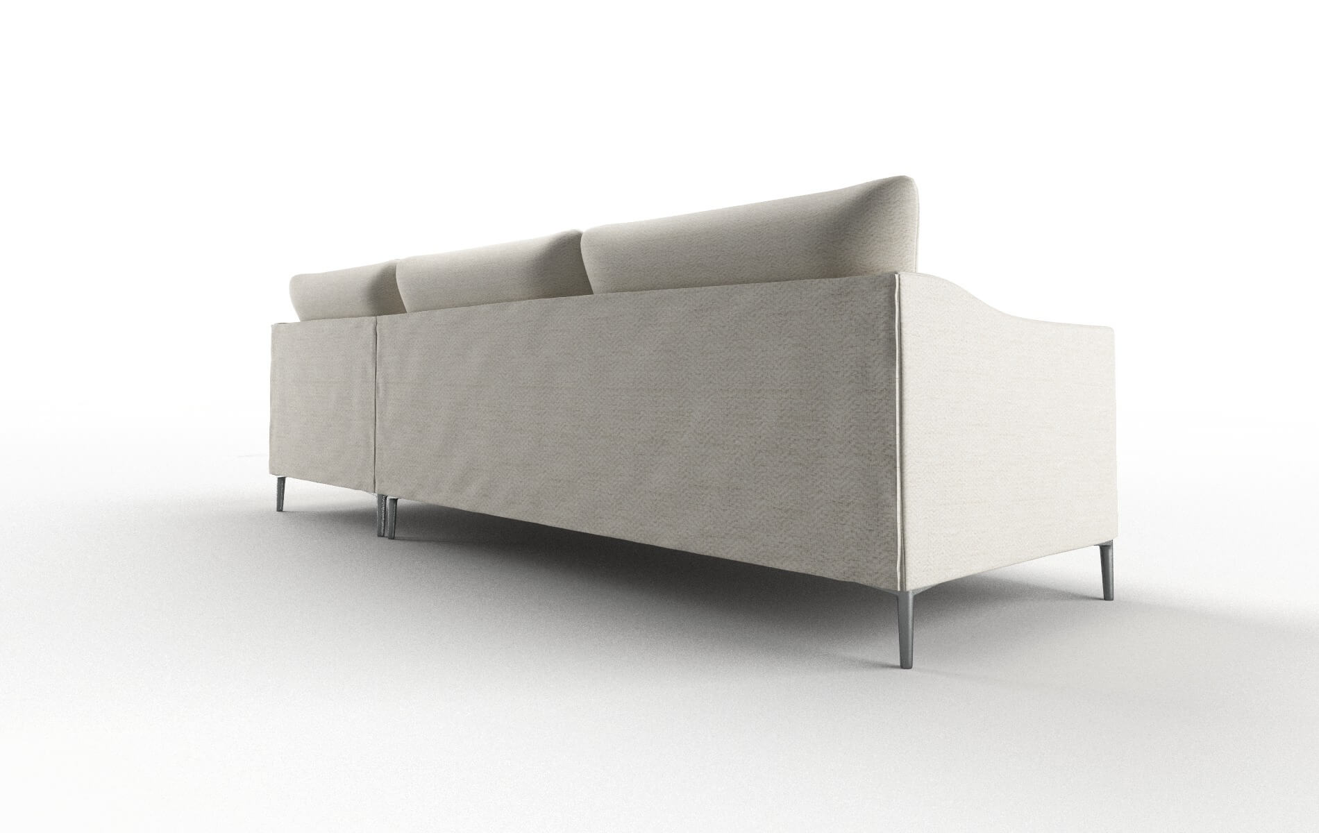 Hamburg Venus Cream Panel metal legs 5