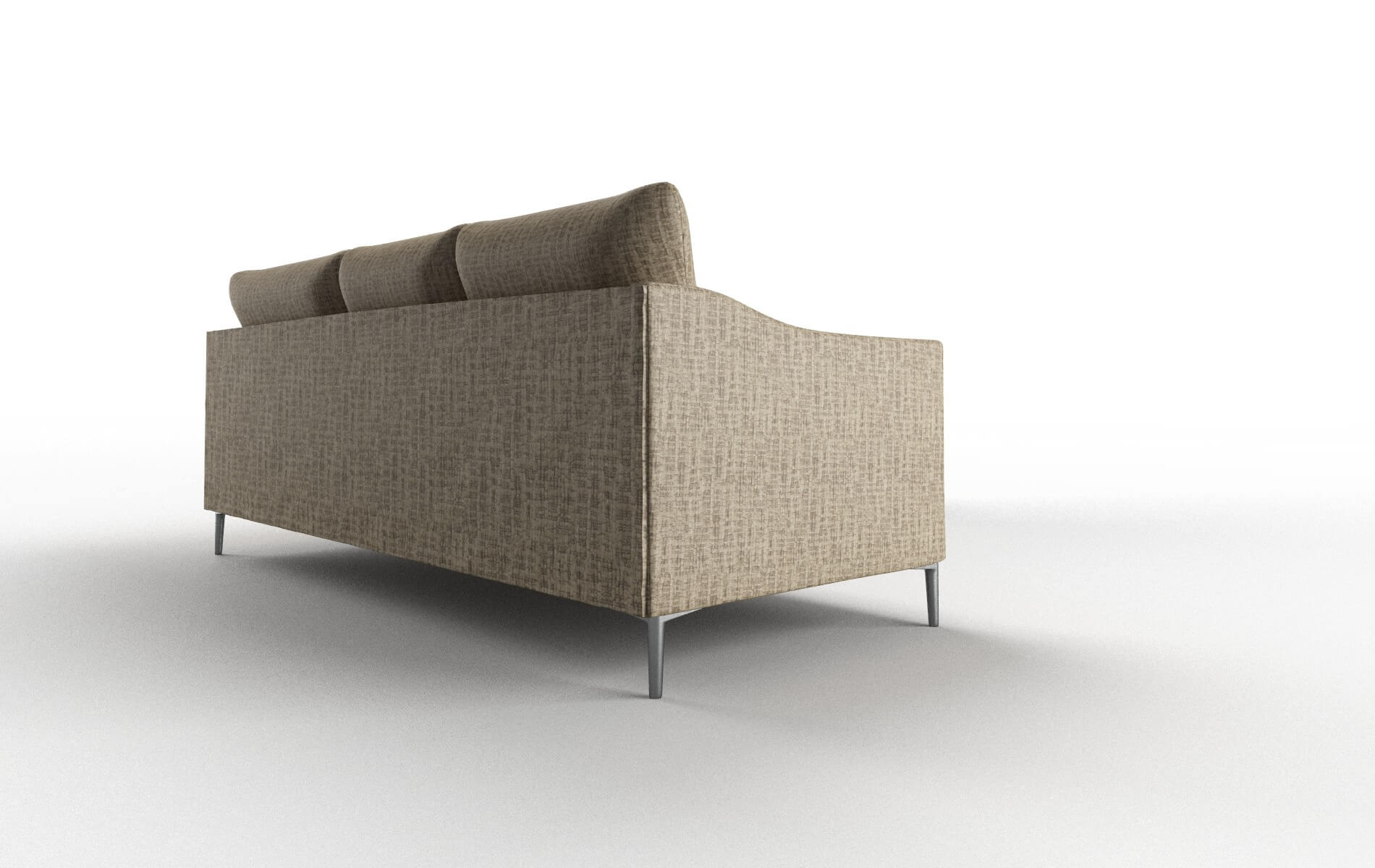 Hamburg Venus Mocha Sectional metal legs 3