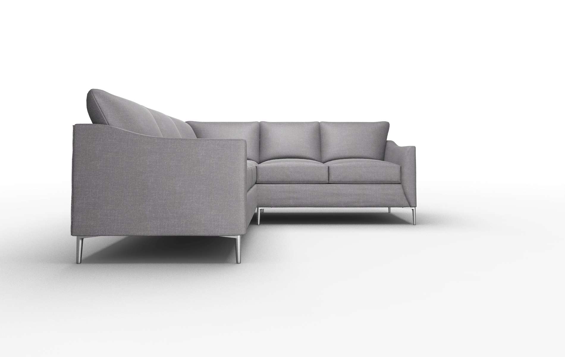 Hamburg Venus Onyx Sectional metal legs 2