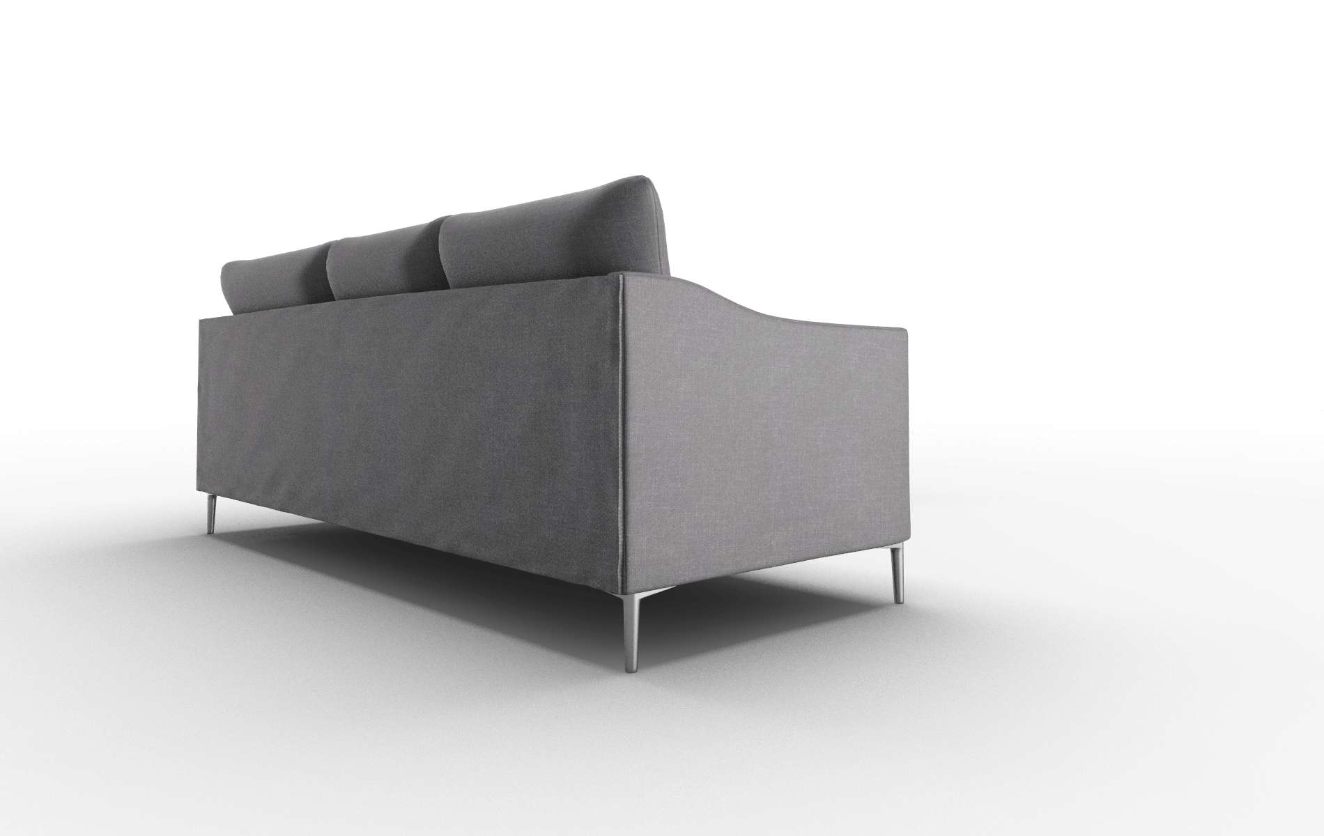 Hamburg Venus Onyx Sectional metal legs 3