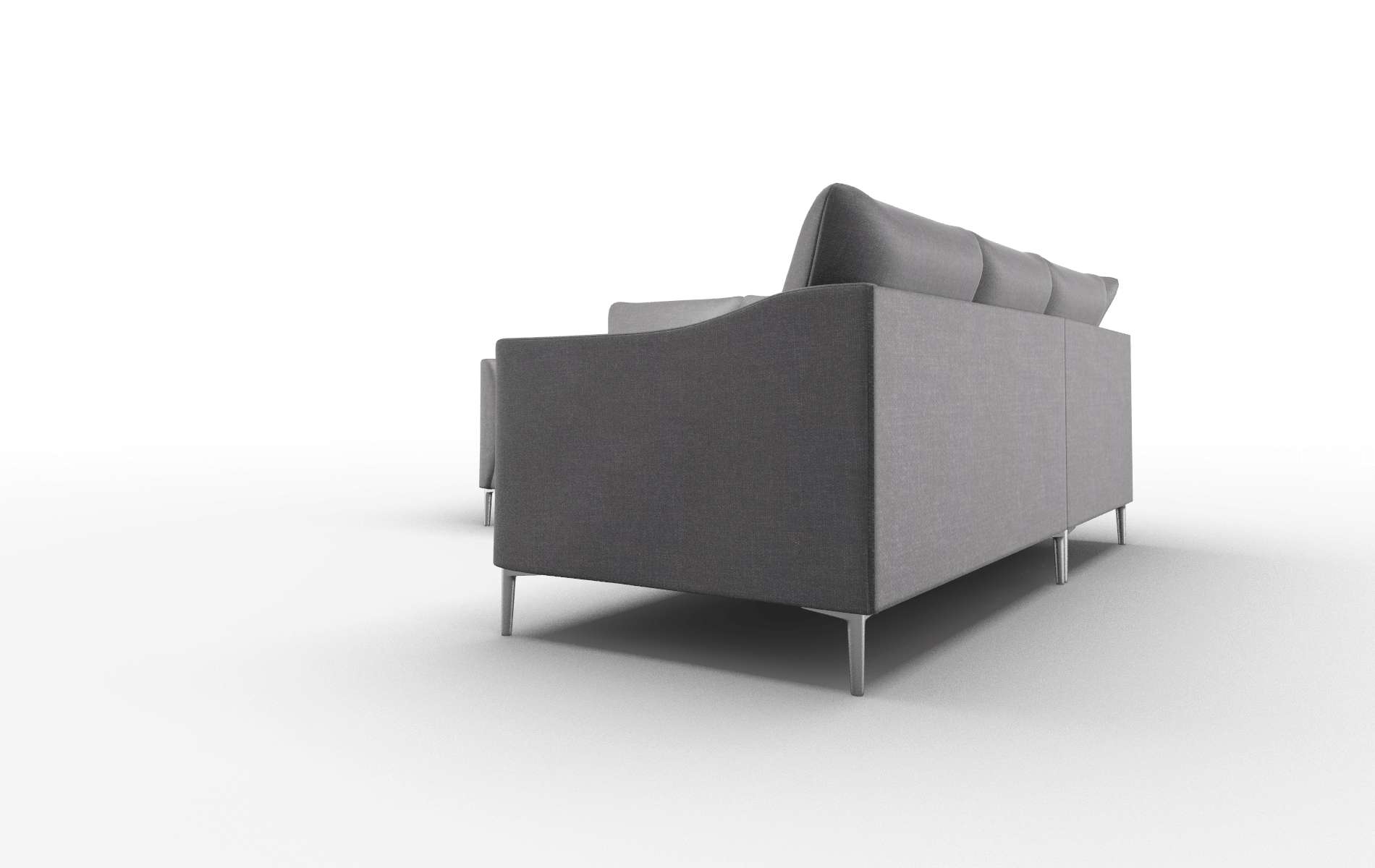 Hamburg Venus Onyx Sectional metal legs 4