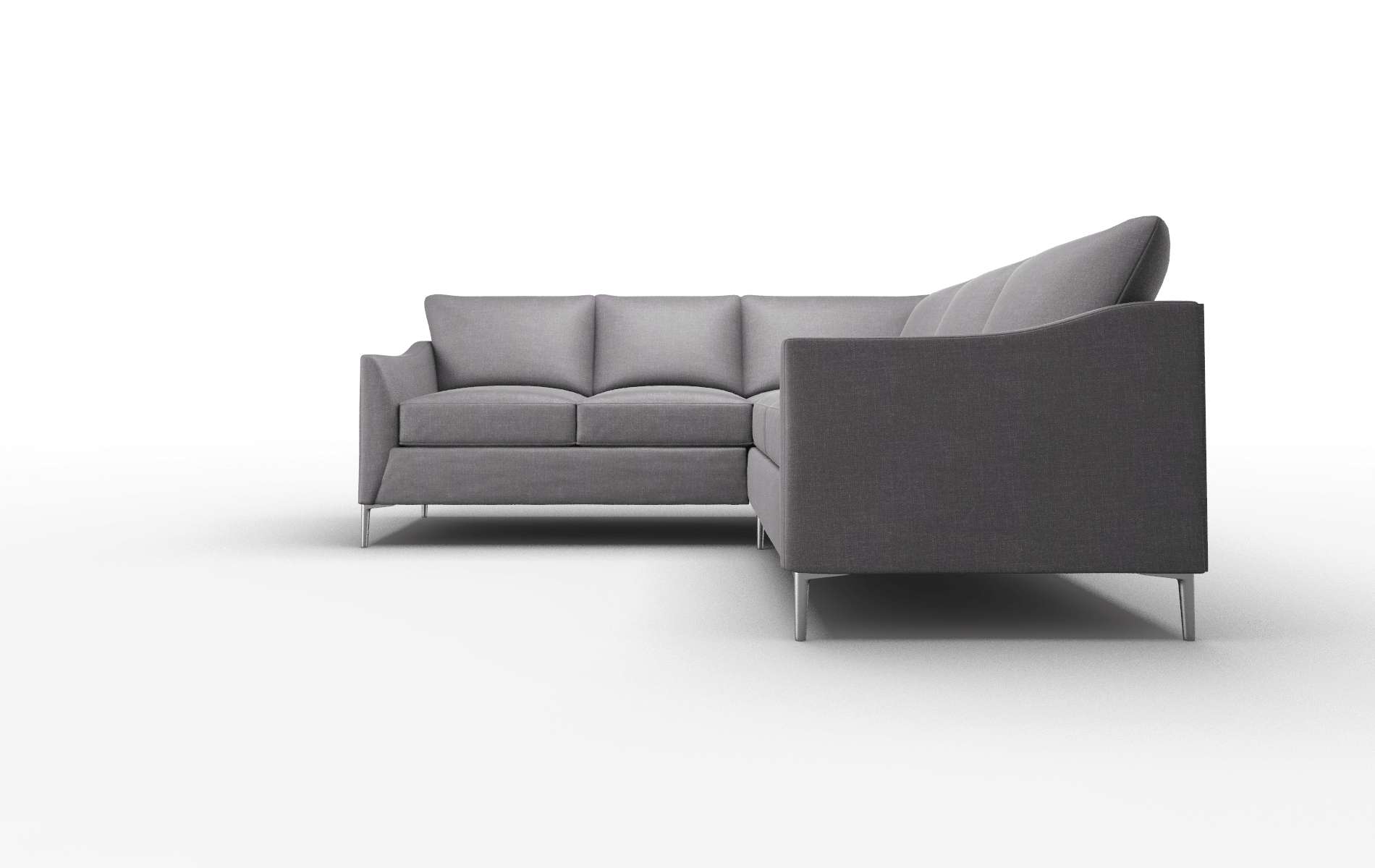Hamburg Venus Onyx Sectional metal legs 5