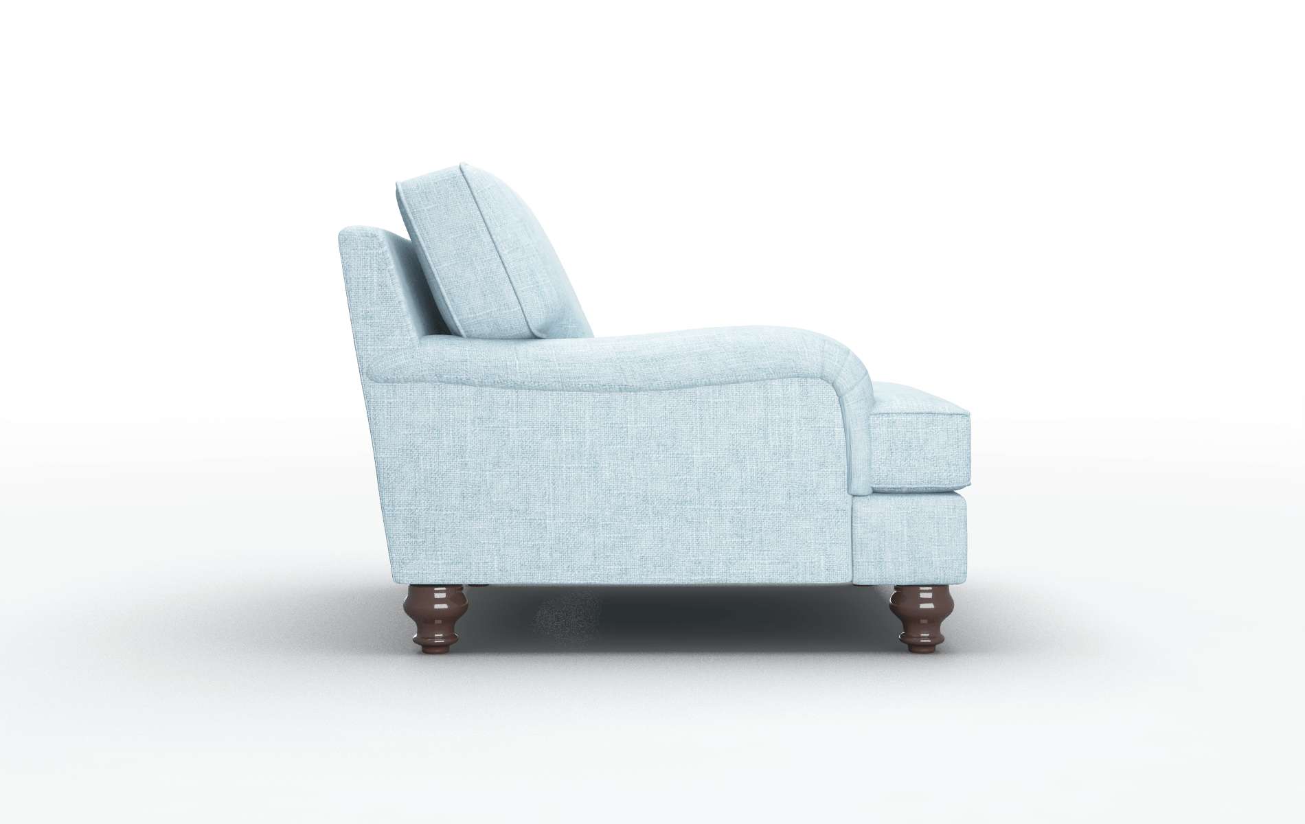 Hamilton Atlas Turquoise Chair espresso legs 3