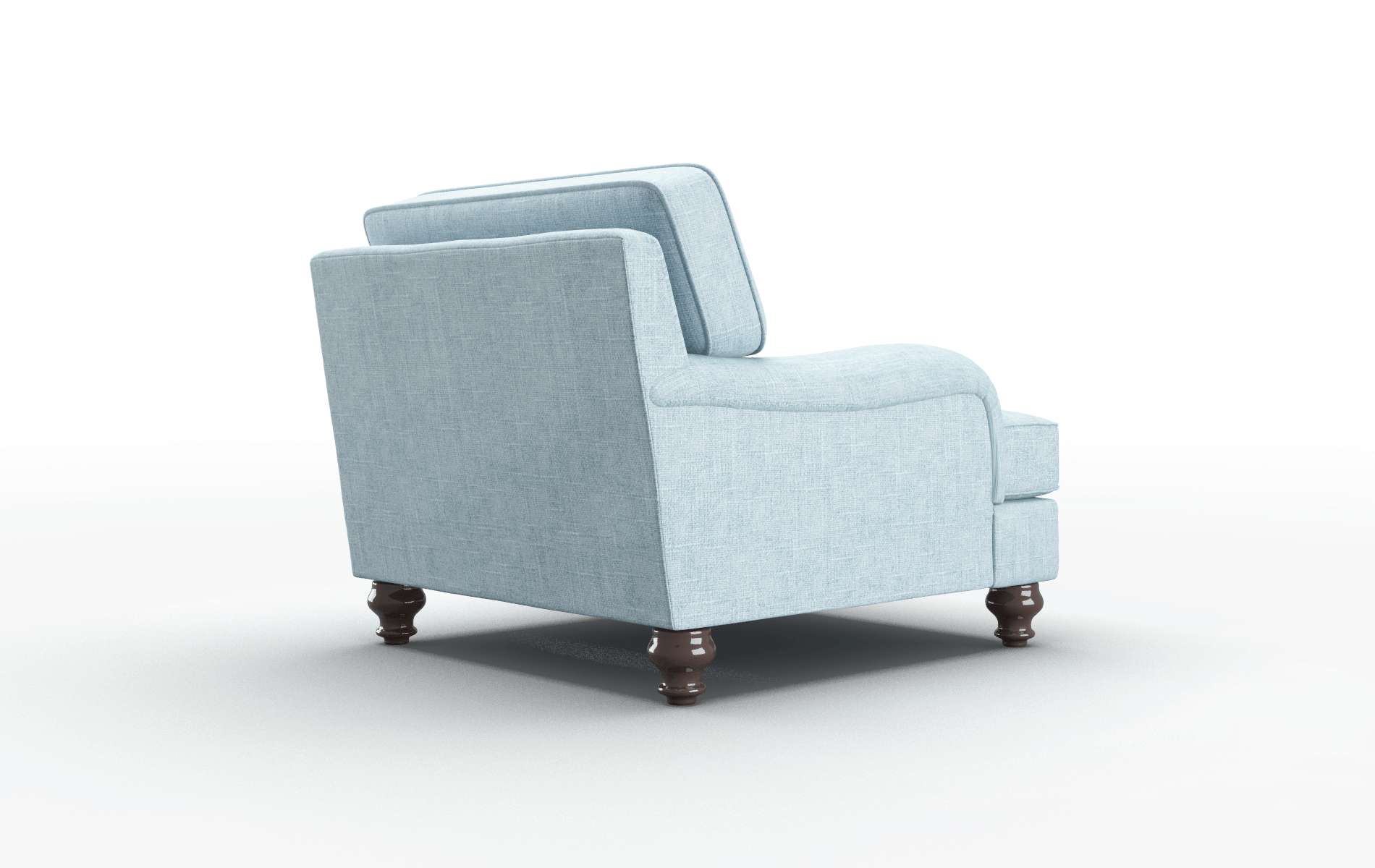 Hamilton Atlas Turquoise Chair espresso legs 5