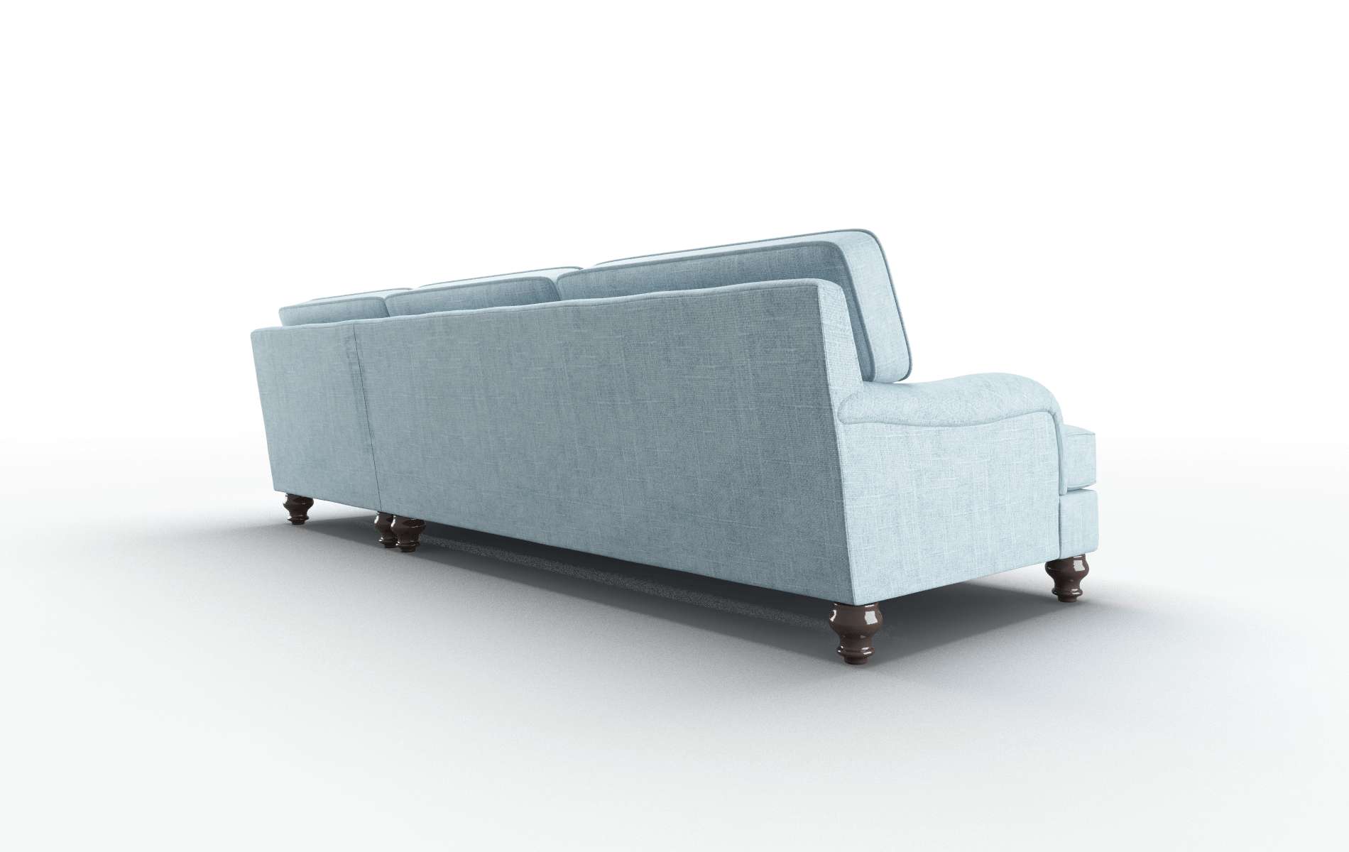 Hamilton Atlas Turquoise Panel espresso legs 5