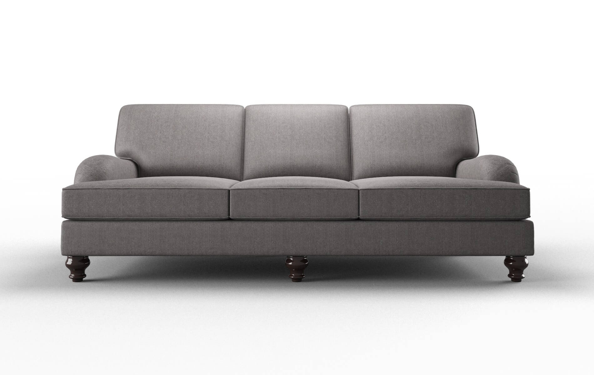 Hamilton Atlas_plz Silver Sofa espresso legs 1