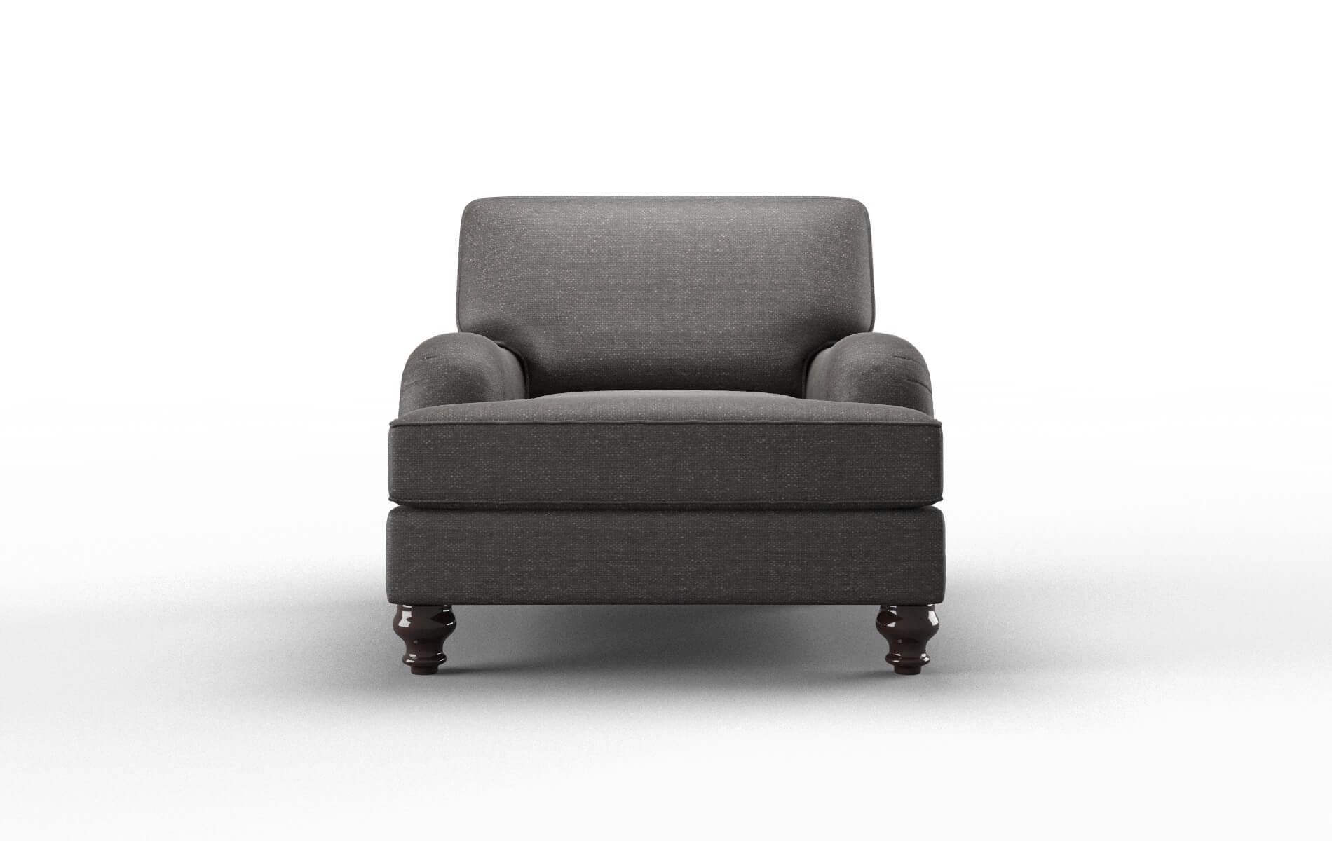Hamilton Avenger denim Chair Espresso Legs  1
