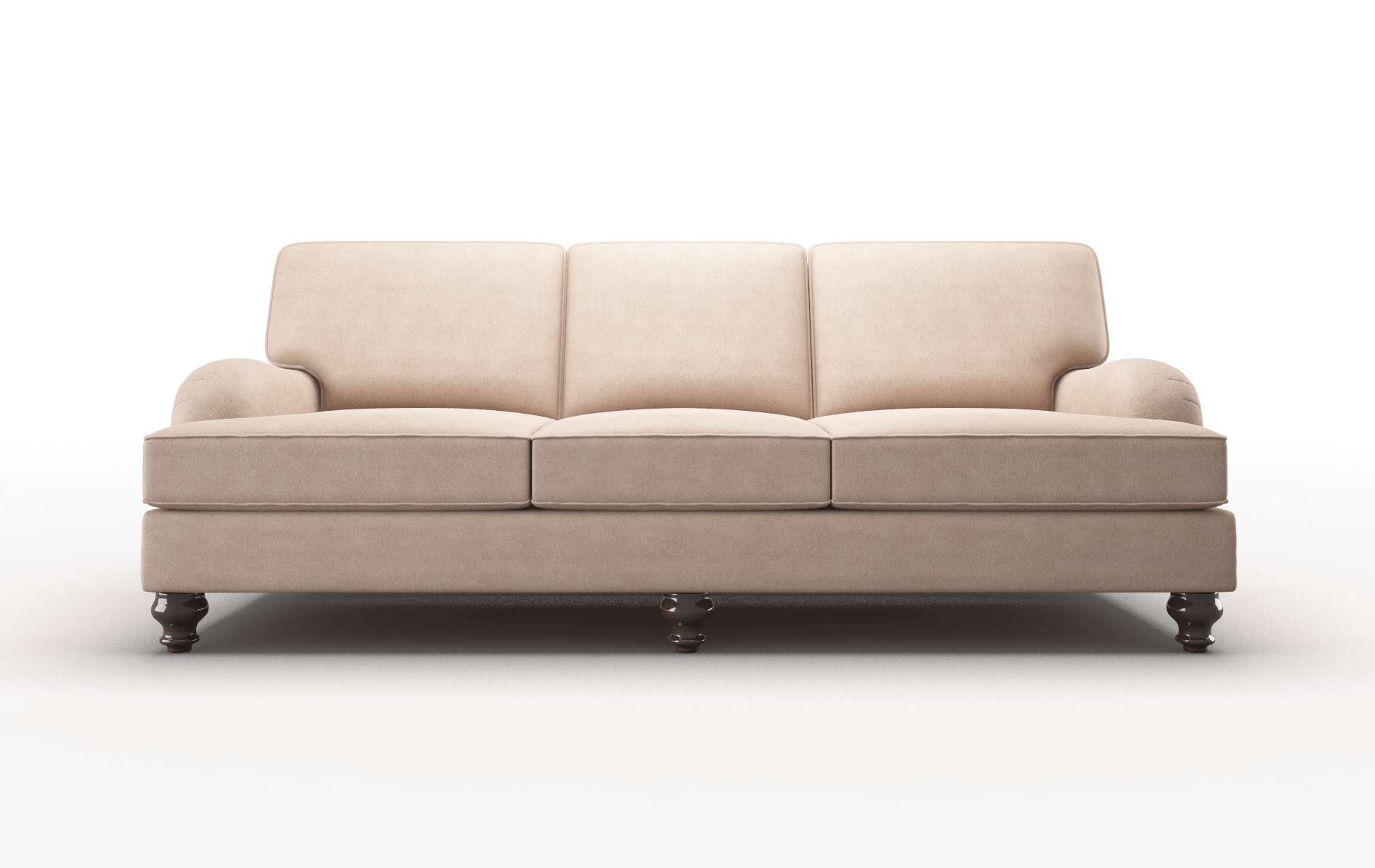 Hamilton Bella Cocoa Sofa espresso legs 1