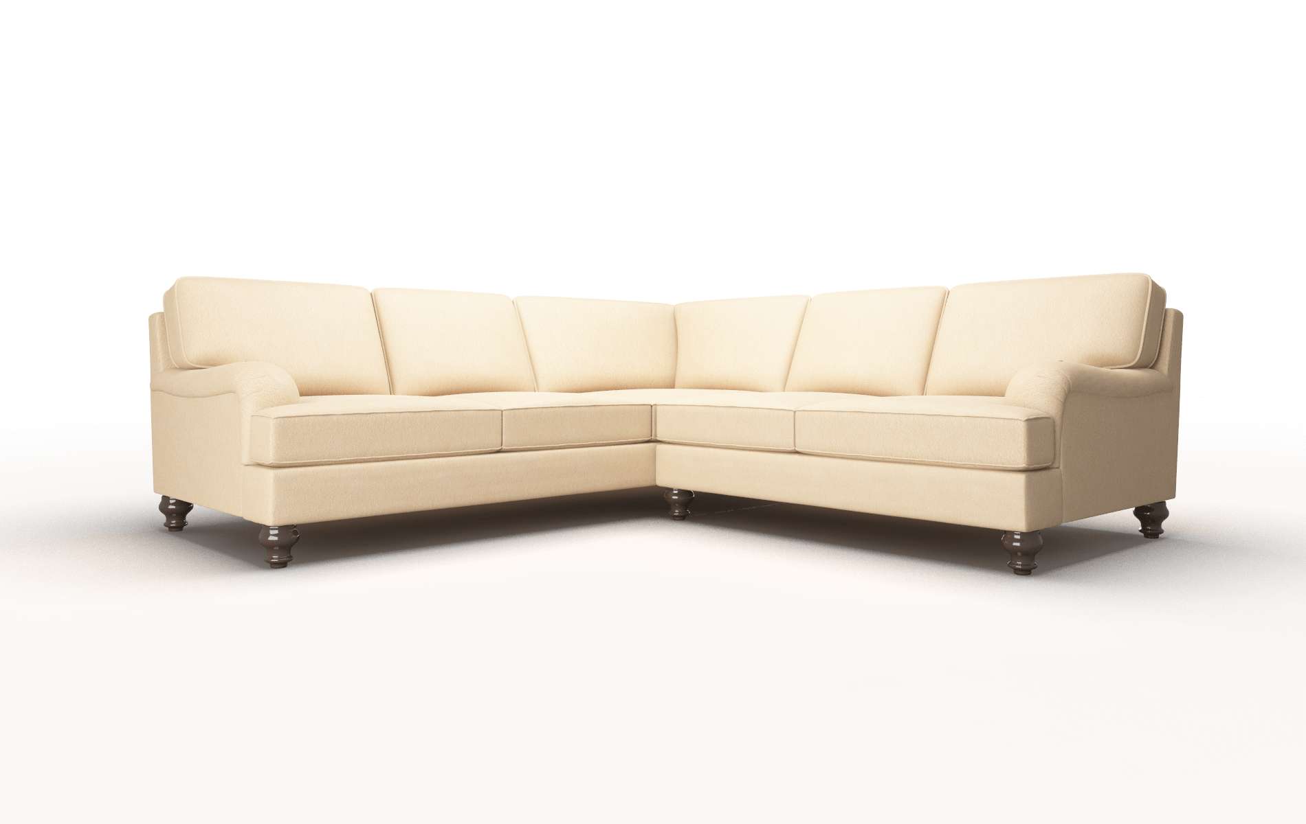 Hamilton Bella Coffee Sectional espresso legs 1