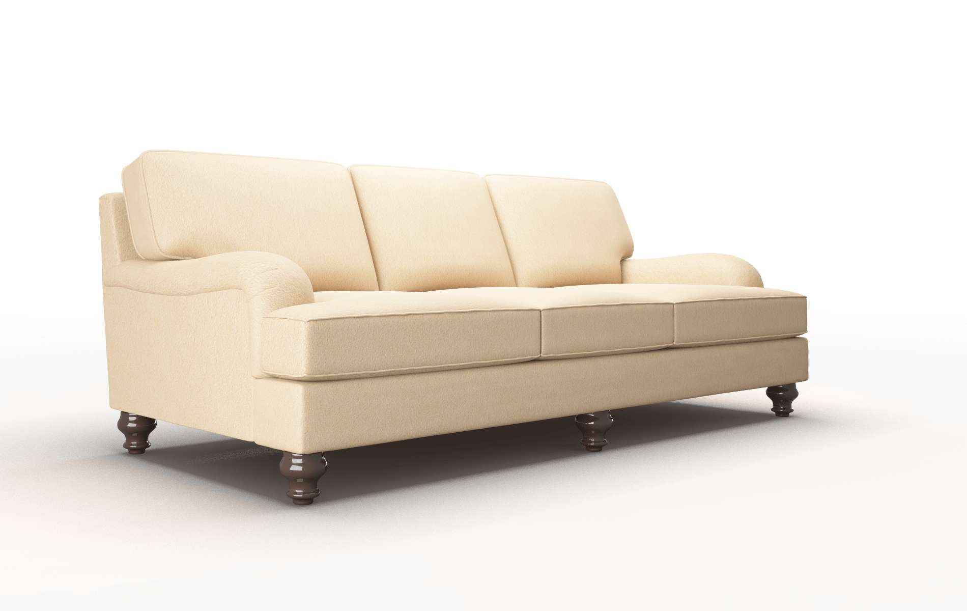 Hamilton Bella Coffee Sofa espresso legs 2