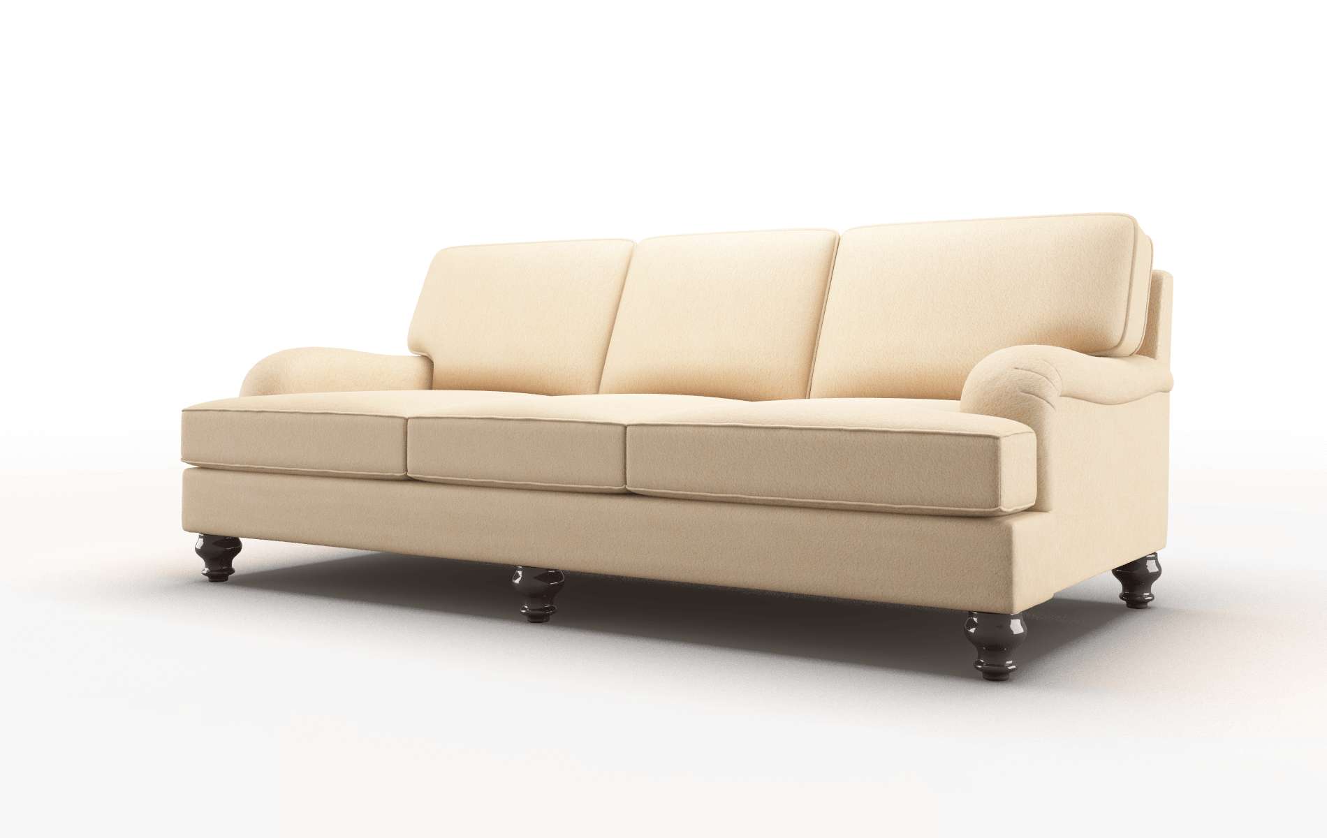 Hamilton Bella Coffee Sofa espresso legs 4