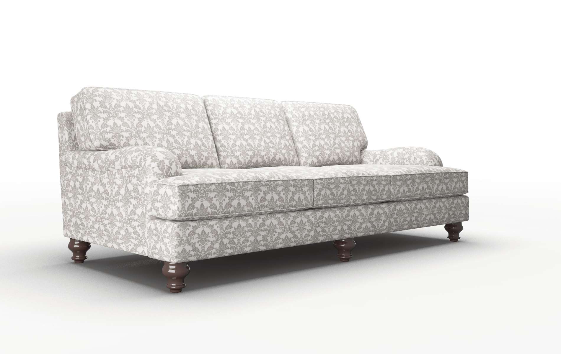 Hamilton Bergamo Dove Sofa espresso legs 2