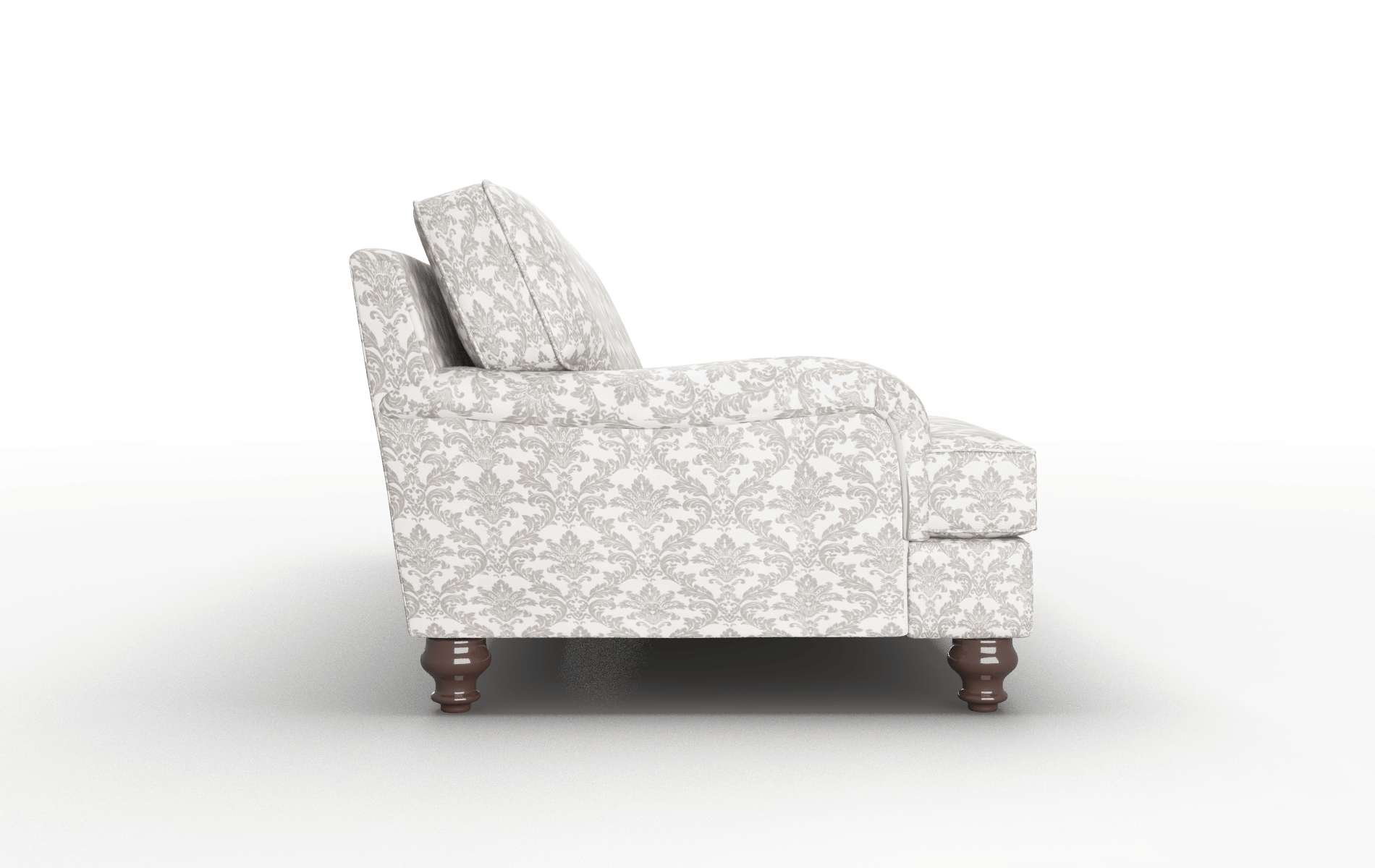Hamilton Bergamo Dove Sofa espresso legs 3
