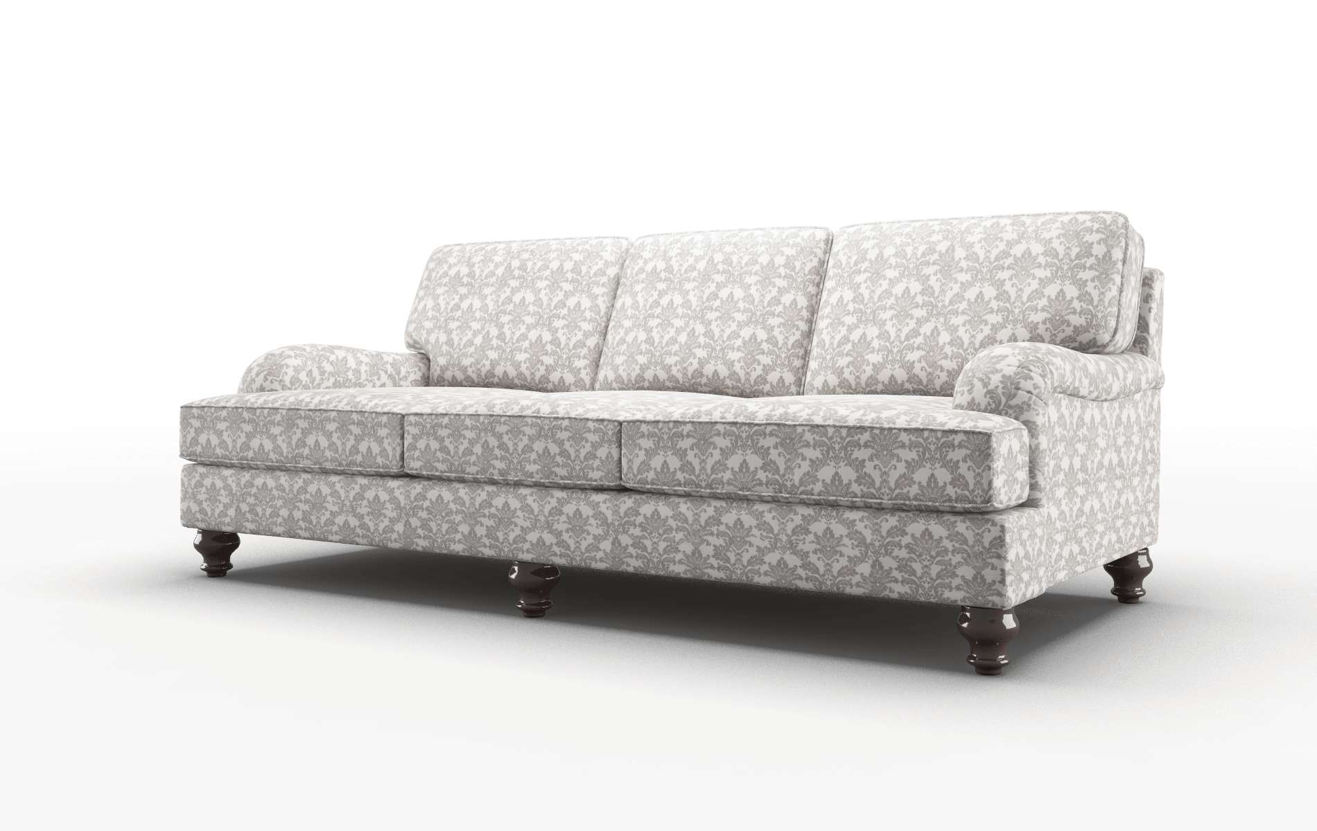 Hamilton Bergamo Dove Sofa espresso legs 4