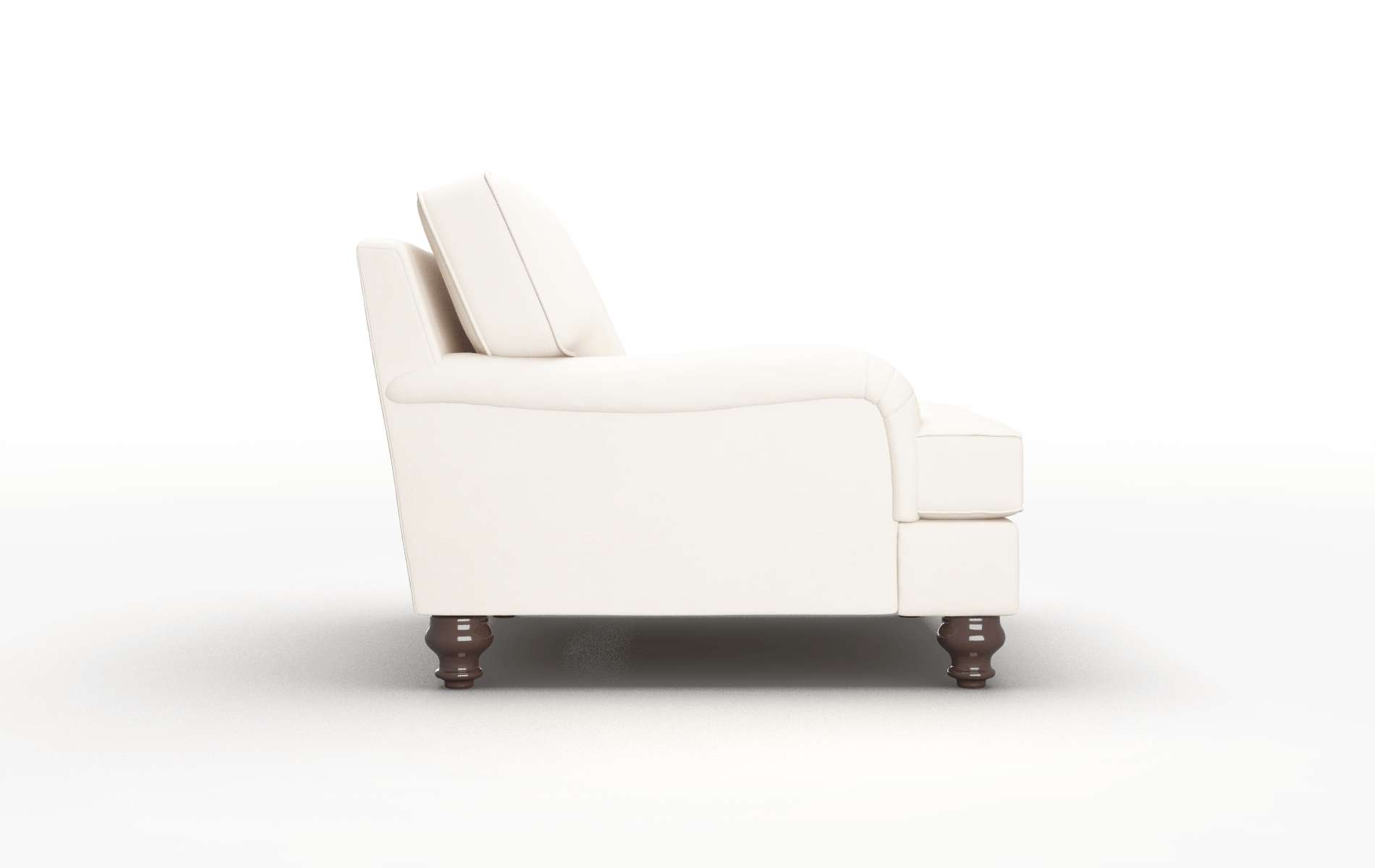 Hamilton Blanche Milky Chair espresso legs 3