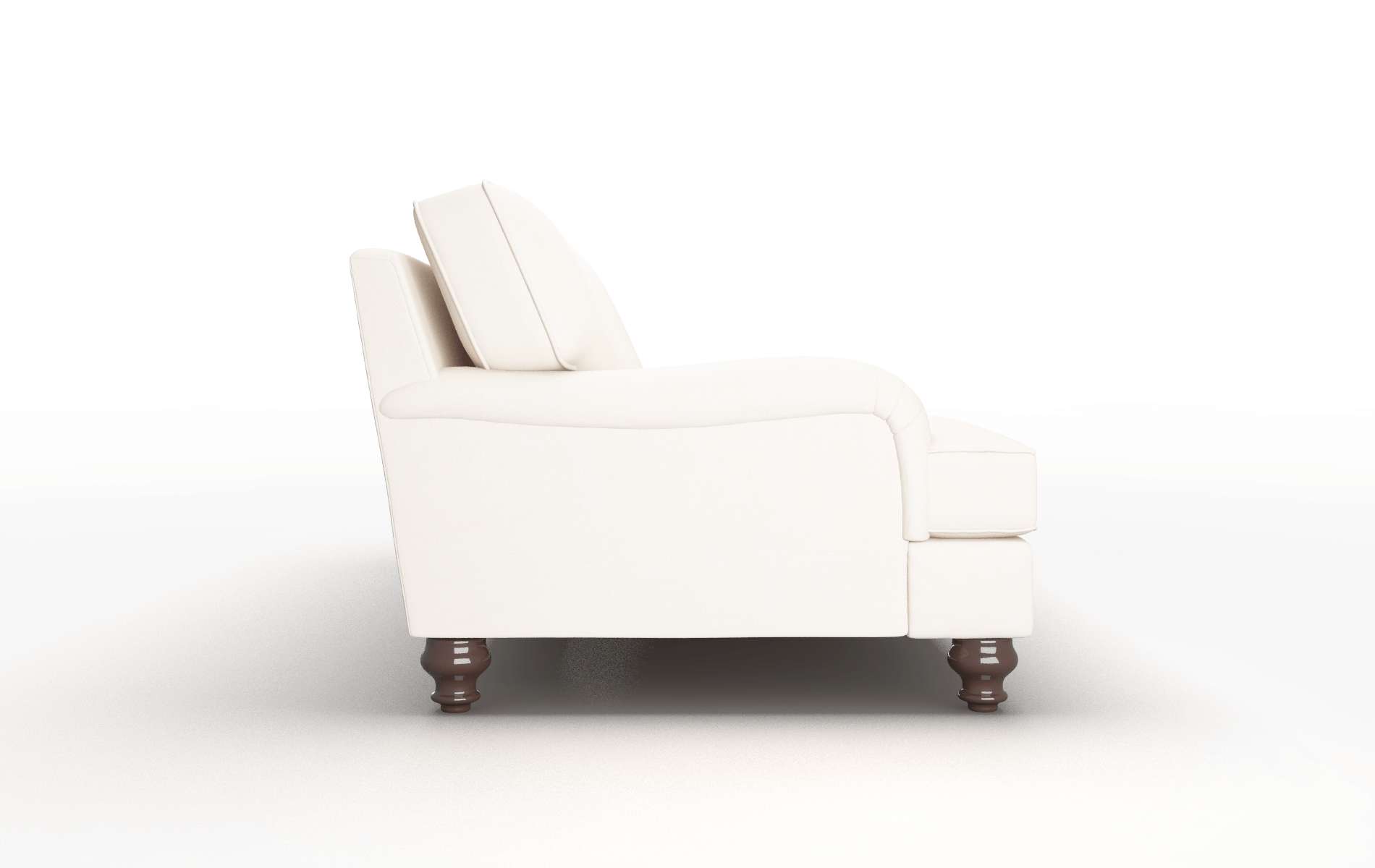 Hamilton Blanche Milky Sofa espresso legs 3