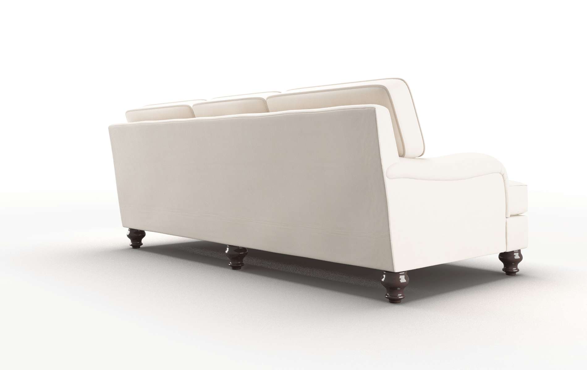 Hamilton Blanche Milky Sofa espresso legs 5
