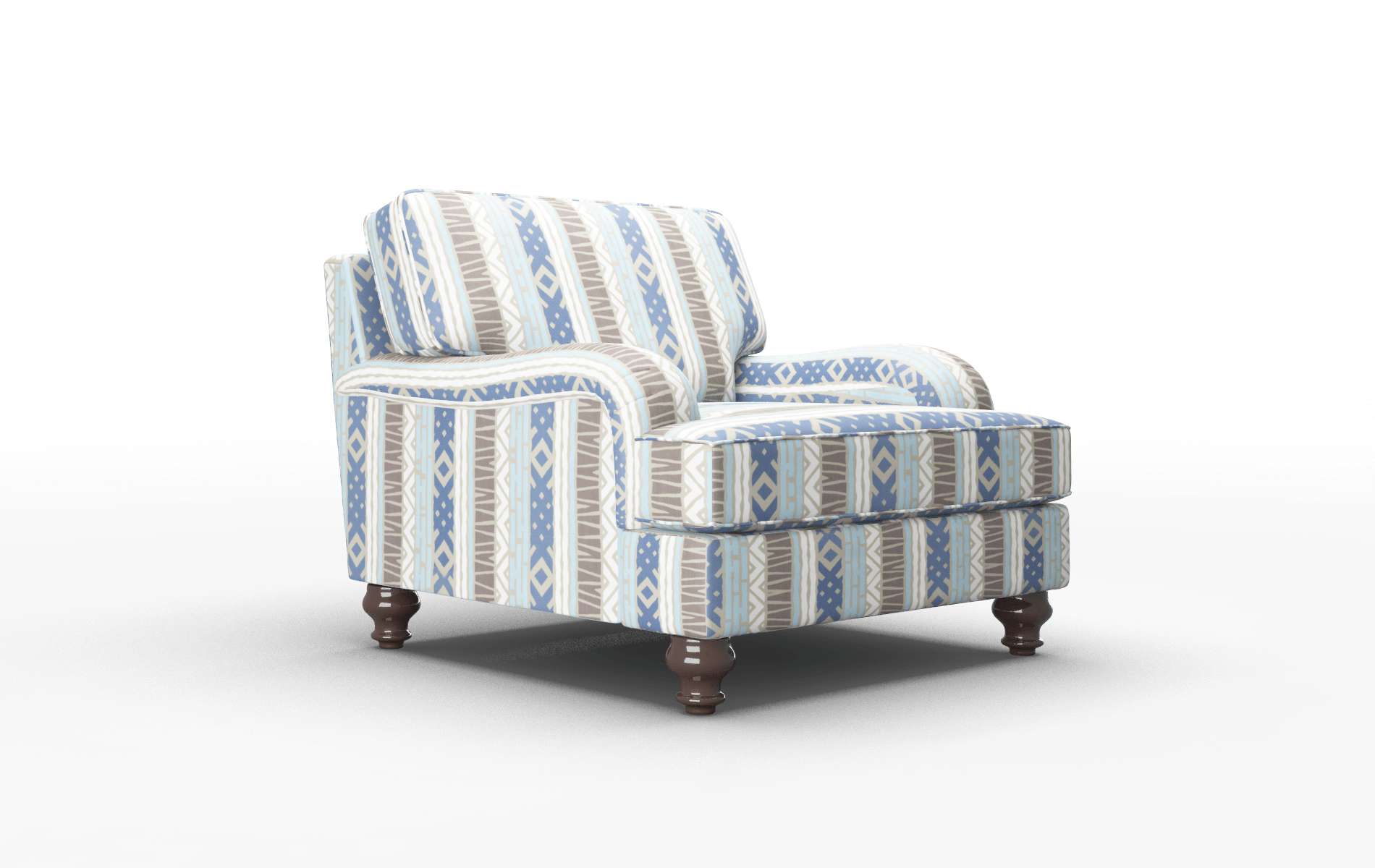 Hamilton Bodhi Indigo Chair espresso legs 2