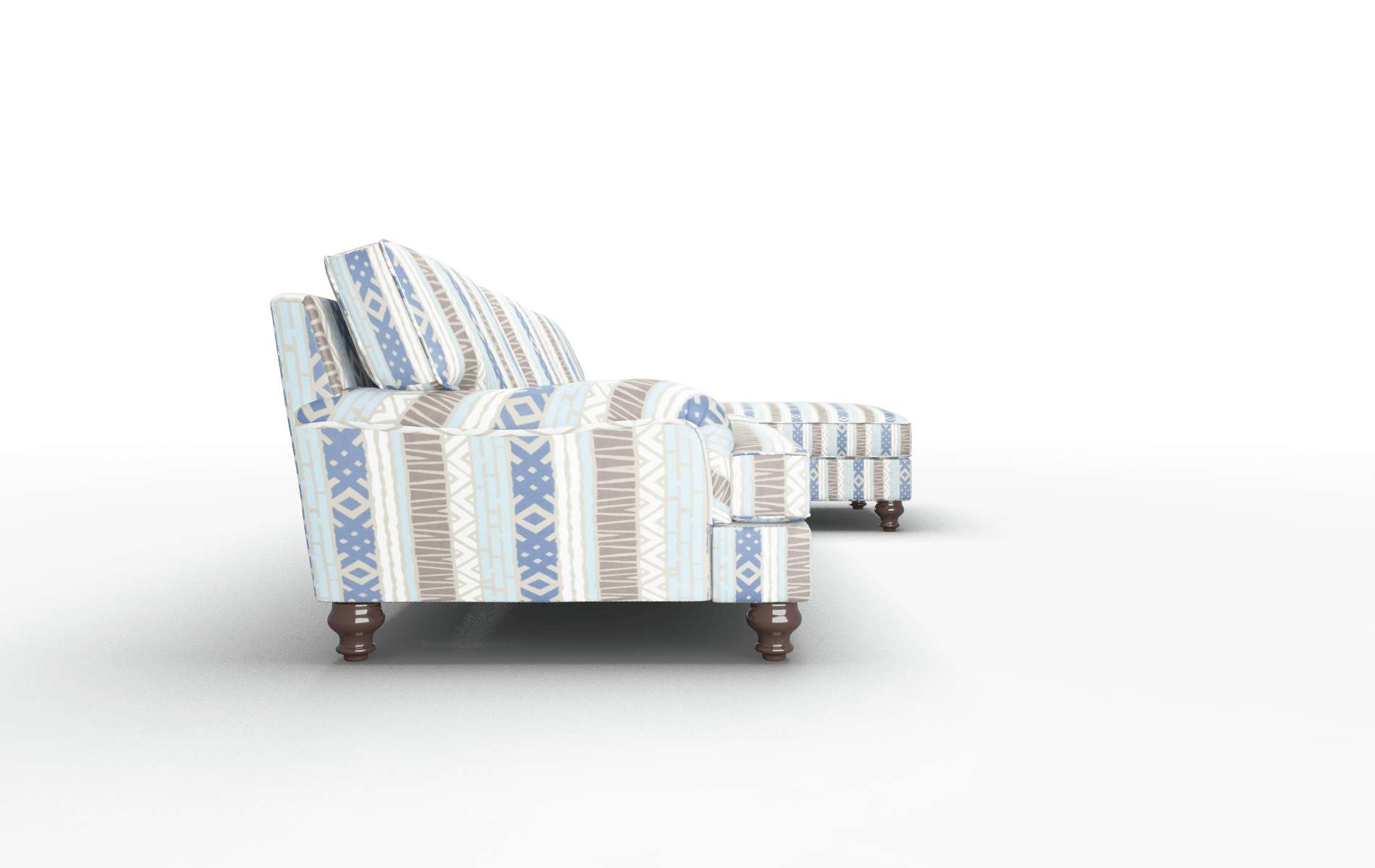 Hamilton Bodhi Indigo Panel espresso legs 3