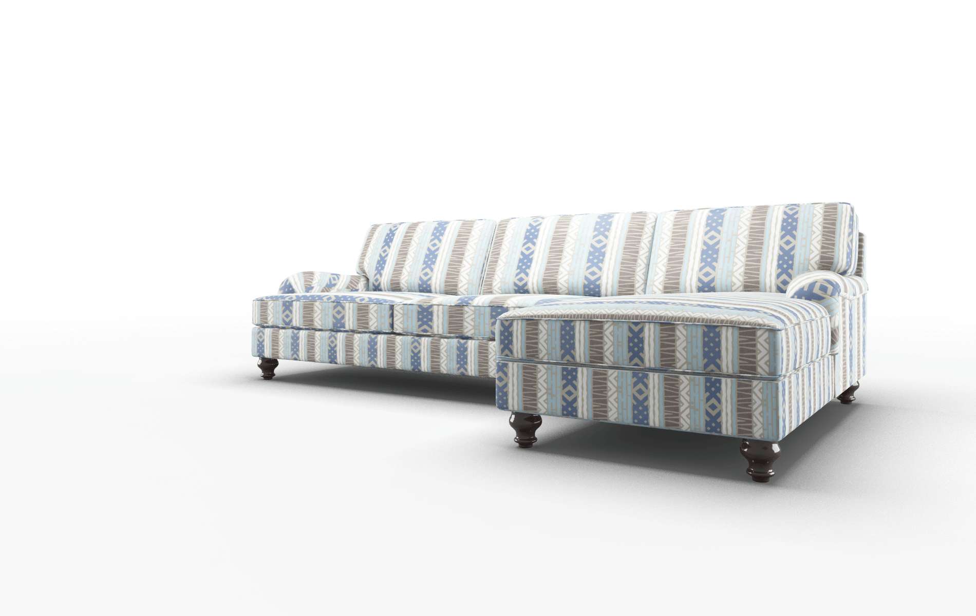 Hamilton Bodhi Indigo Panel espresso legs 4