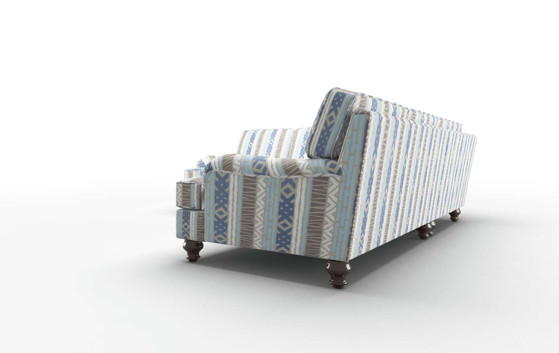 Hamilton Bodhi Indigo Sectional espresso legs 4