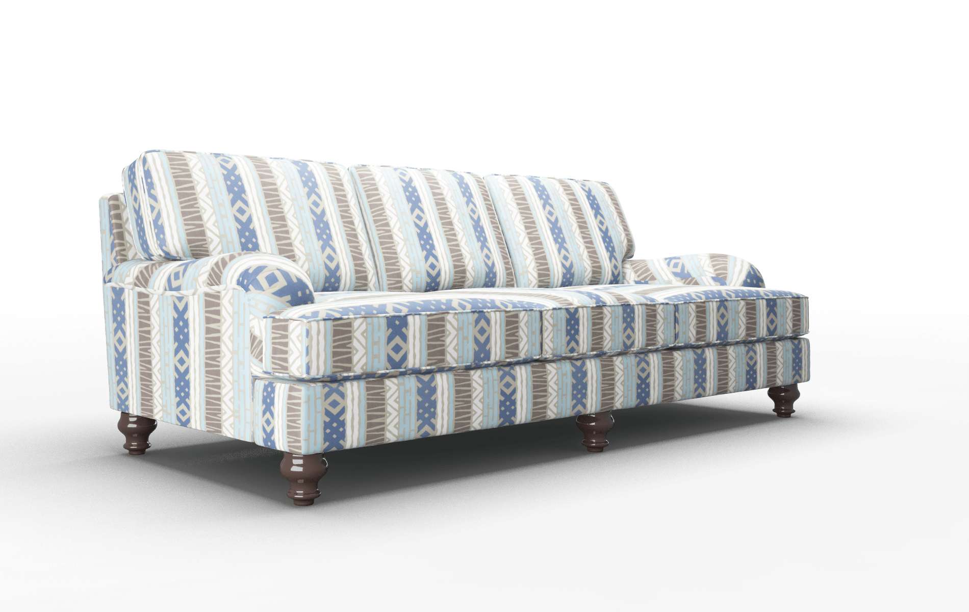 Hamilton Bodhi Indigo Sofa espresso legs 2