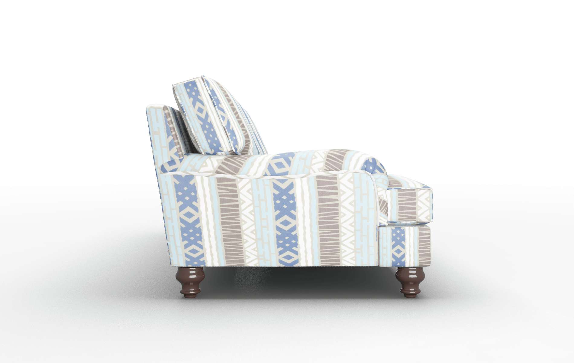 Hamilton Bodhi Indigo Sofa espresso legs 3