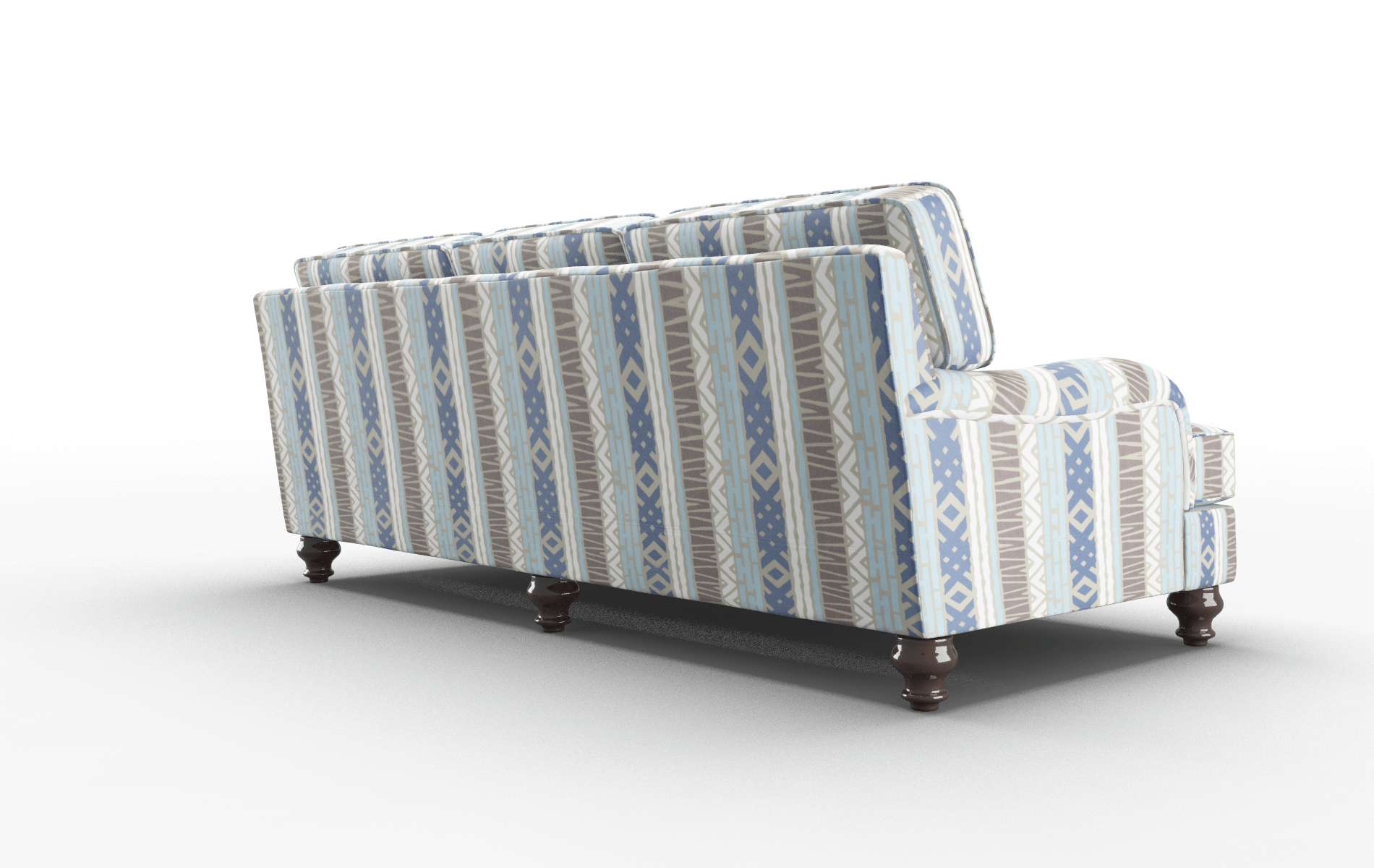 Hamilton Bodhi Indigo Sofa espresso legs 5