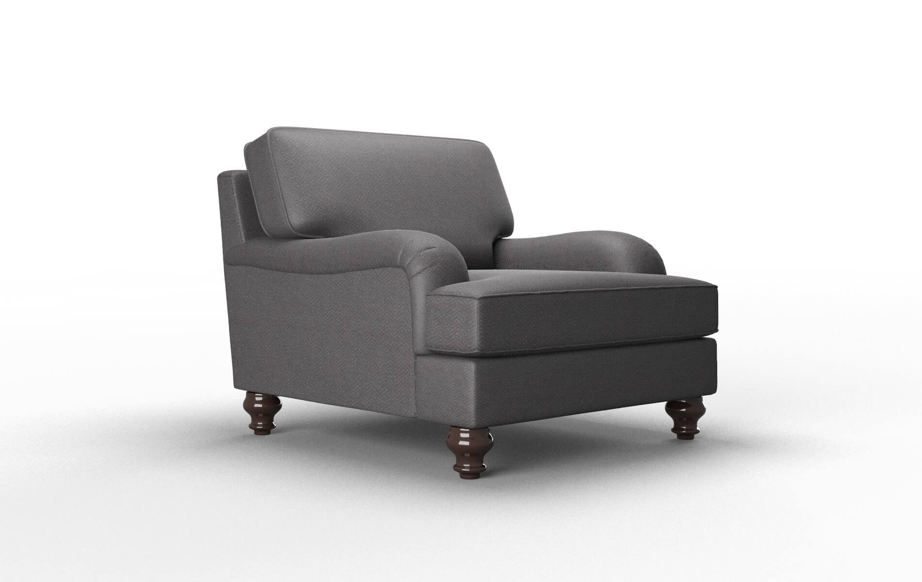 Hamilton Catalina Charcoal Chair espresso legs 2