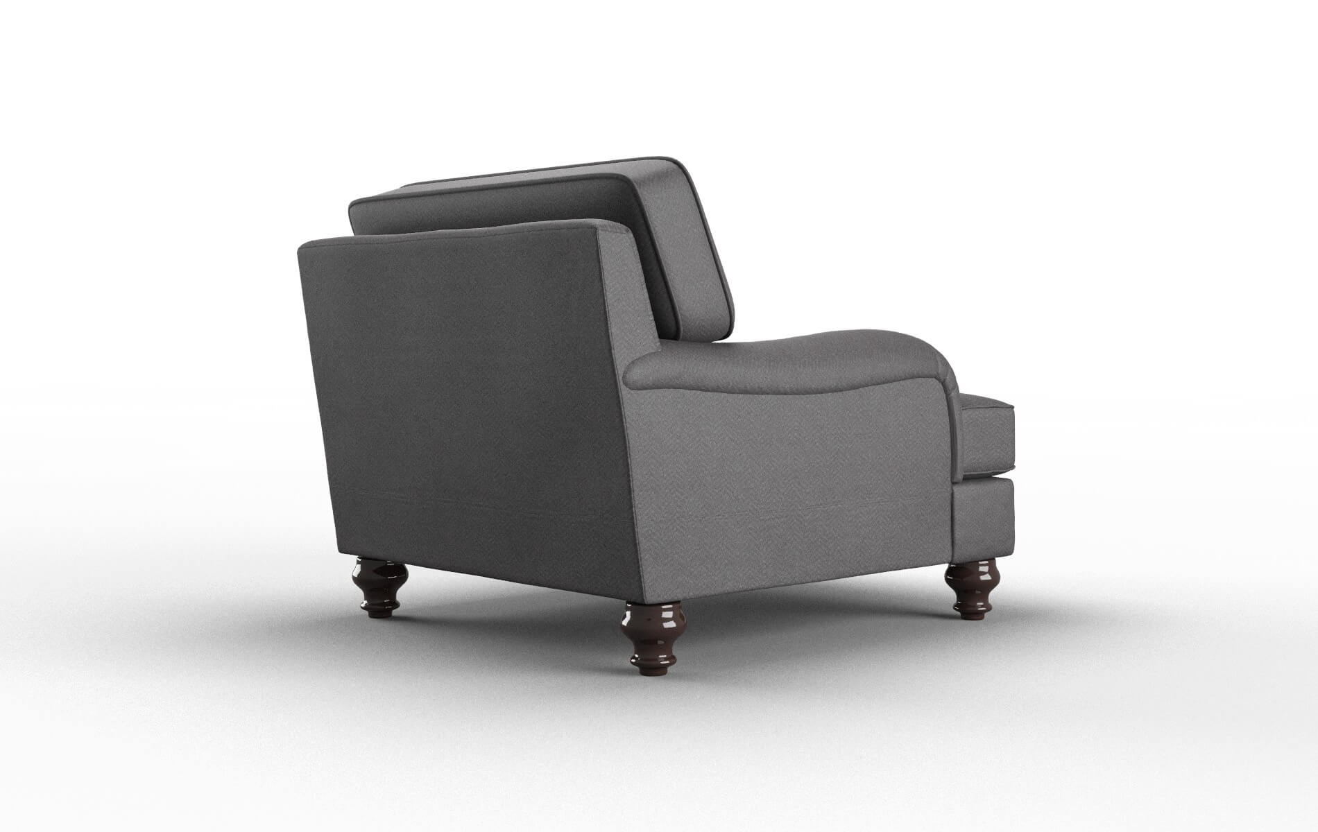 Hamilton Catalina Charcoal Chair espresso legs 5