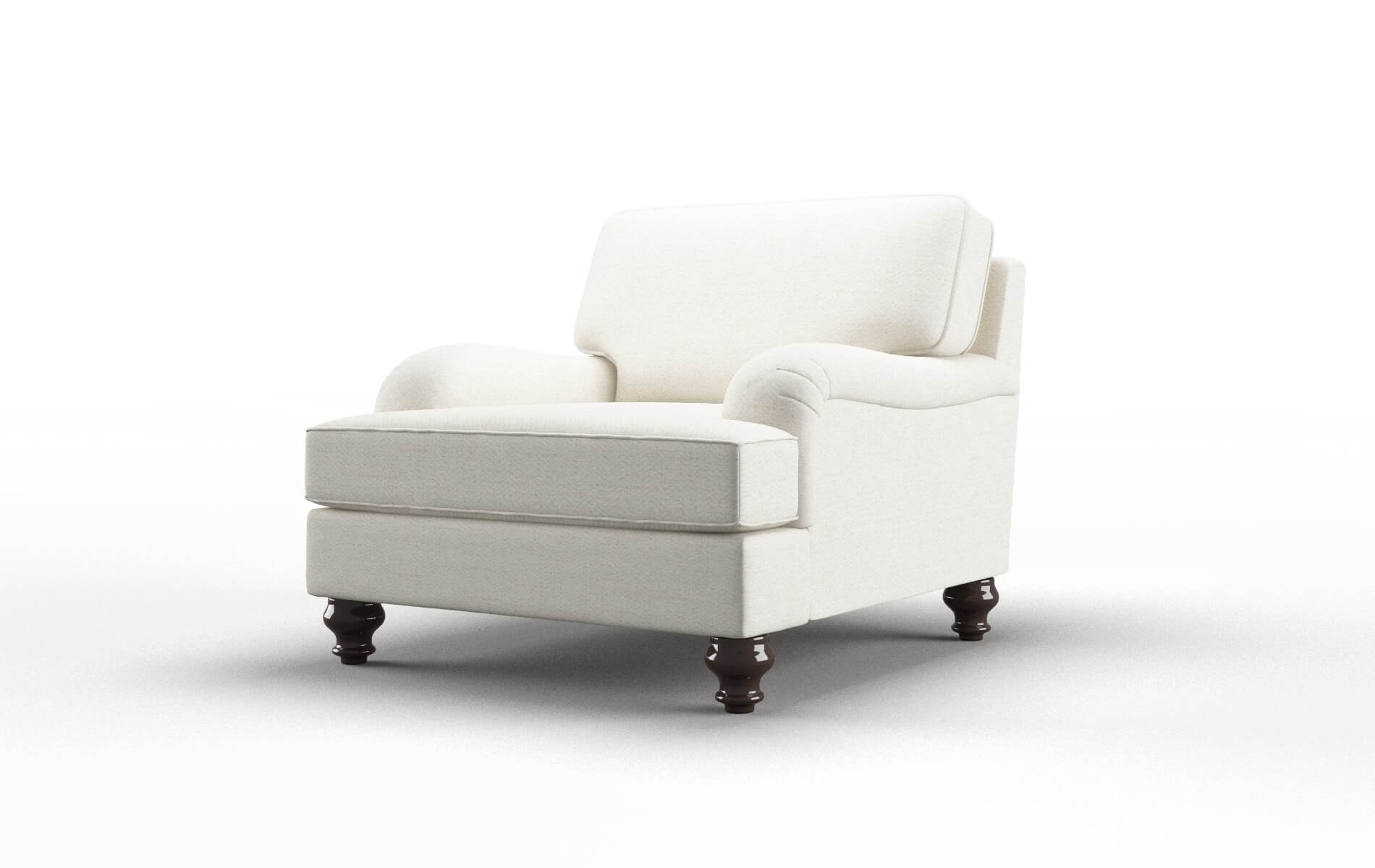 Hamilton Catalina Ivory Chair espresso legs 4