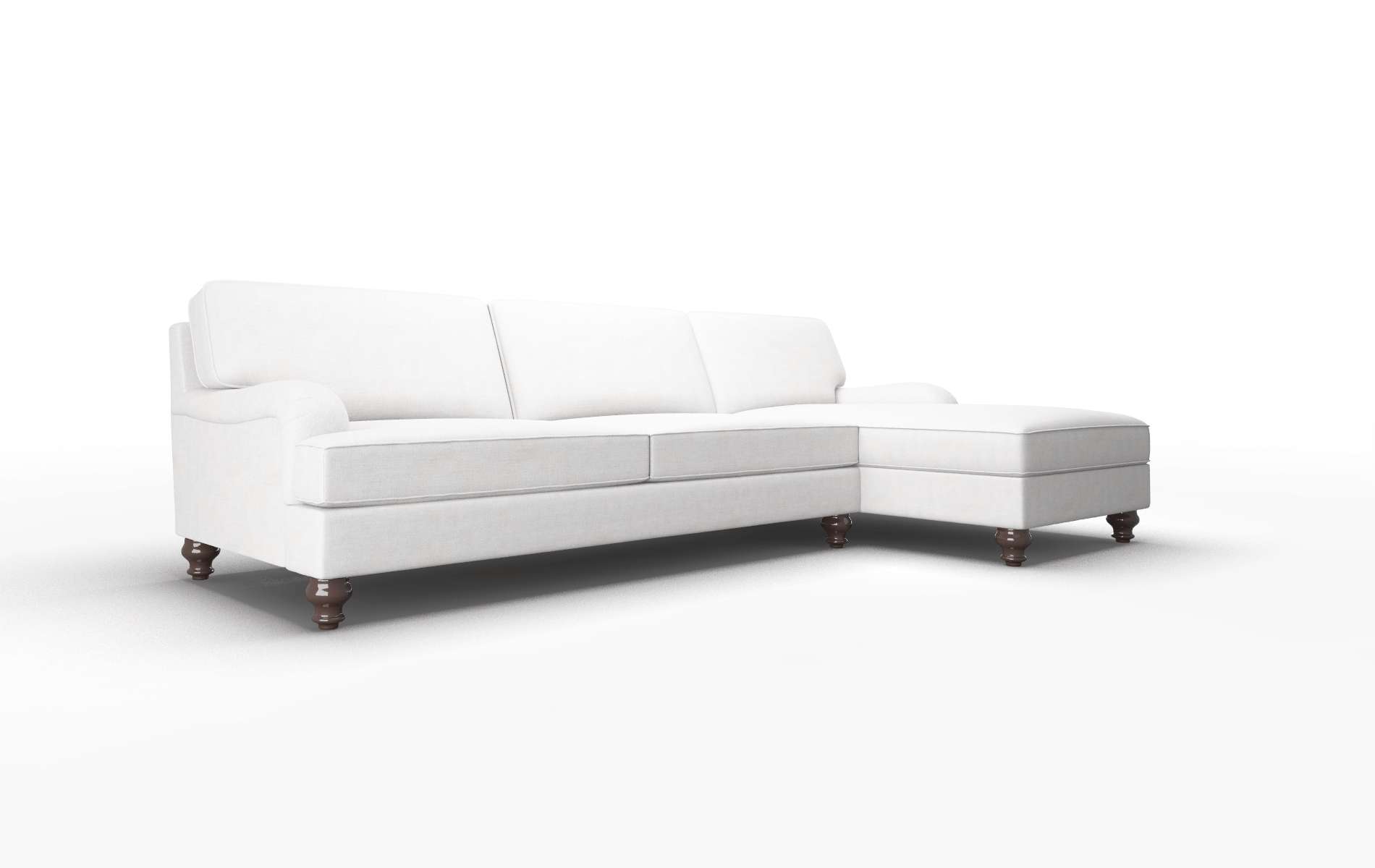 Hamilton Catalina Ivory Panel espresso legs 2