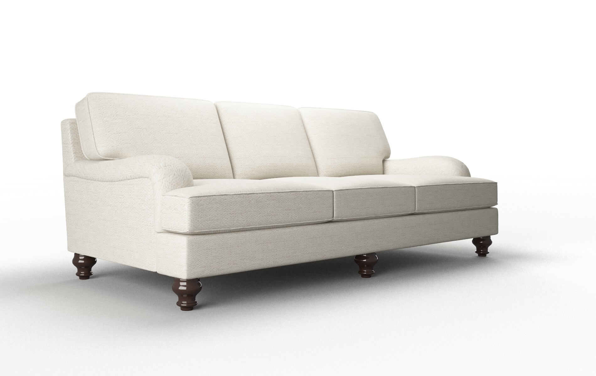 Hamilton Catalina Linen Sofa espresso legs 2