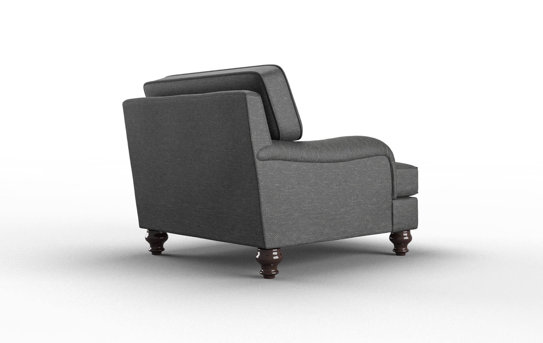 Hamilton Chance Denim Chair espresso legs 5