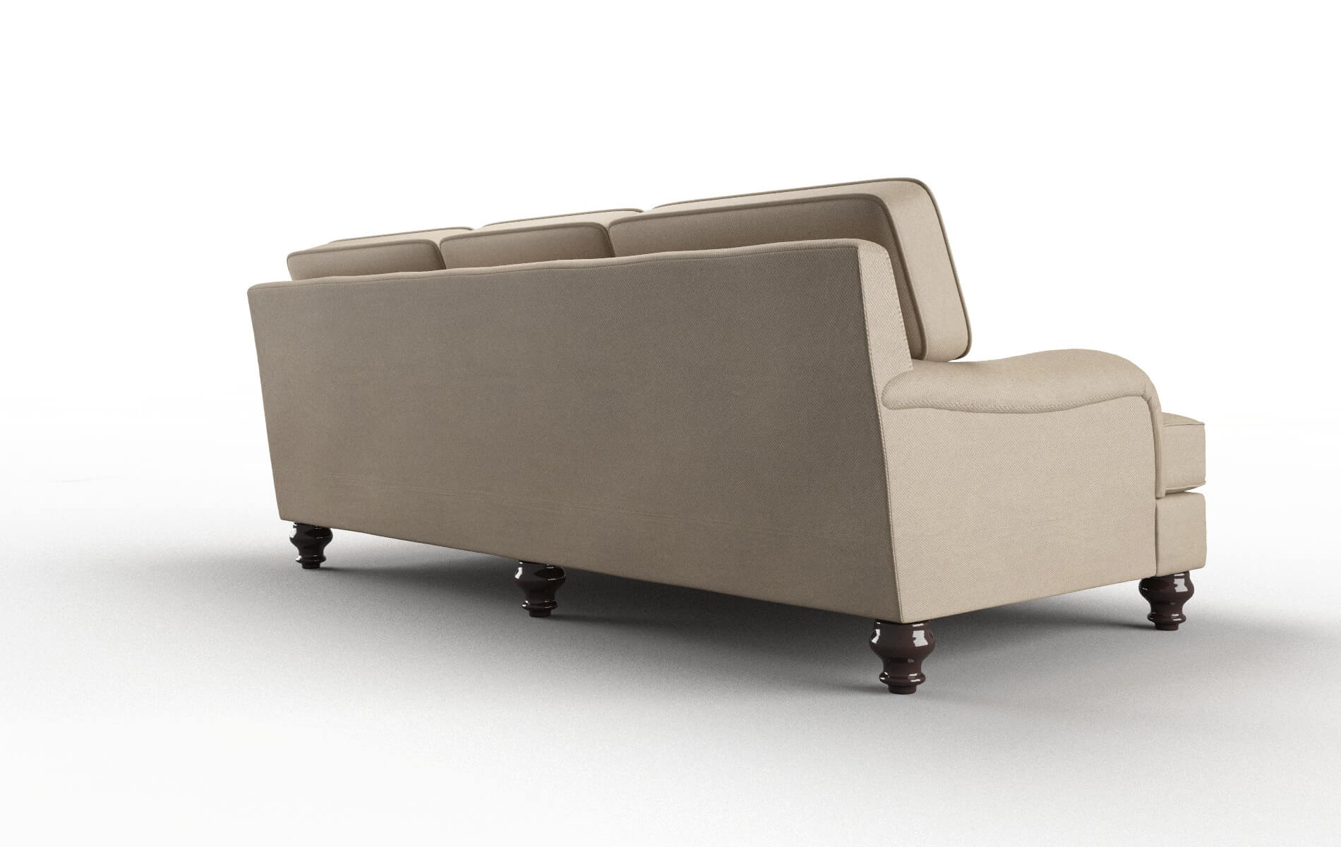 Hamilton Chance Platinum Sofa espresso legs 5