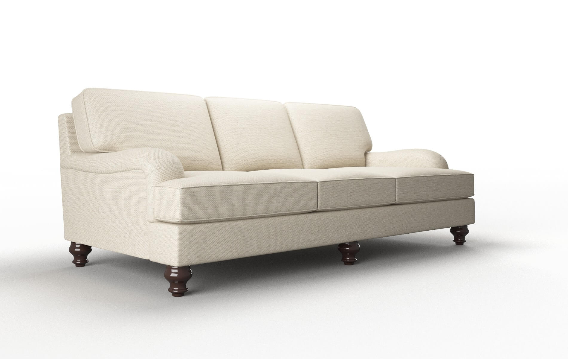 Hamilton Chance Sand Sofa espresso legs 2