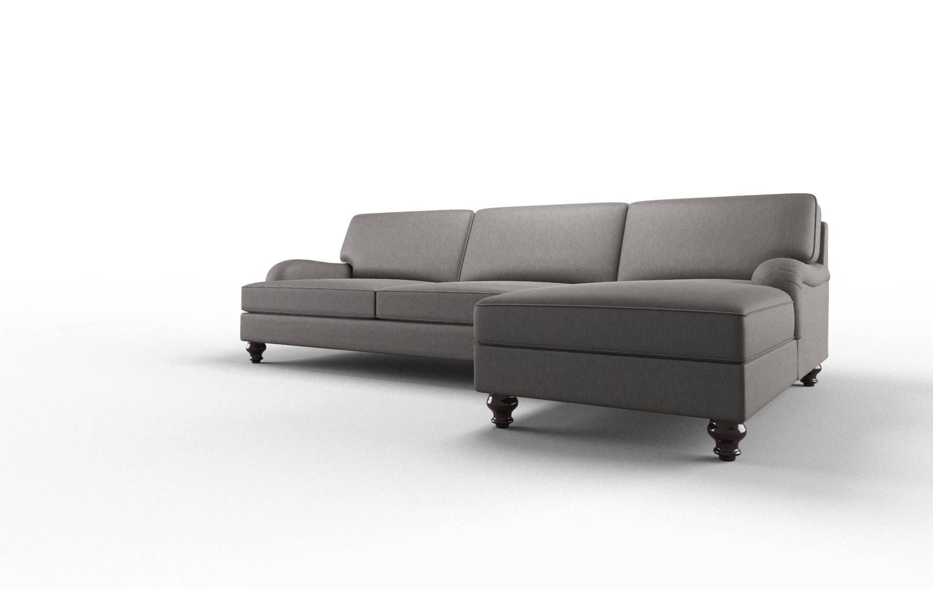 Hamilton Cosmo Charcoal Panel espresso legs 4