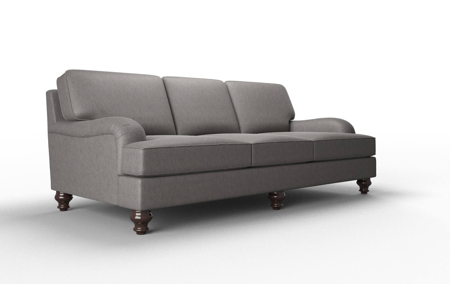 Hamilton Cosmo Charcoal Sofa espresso legs 2