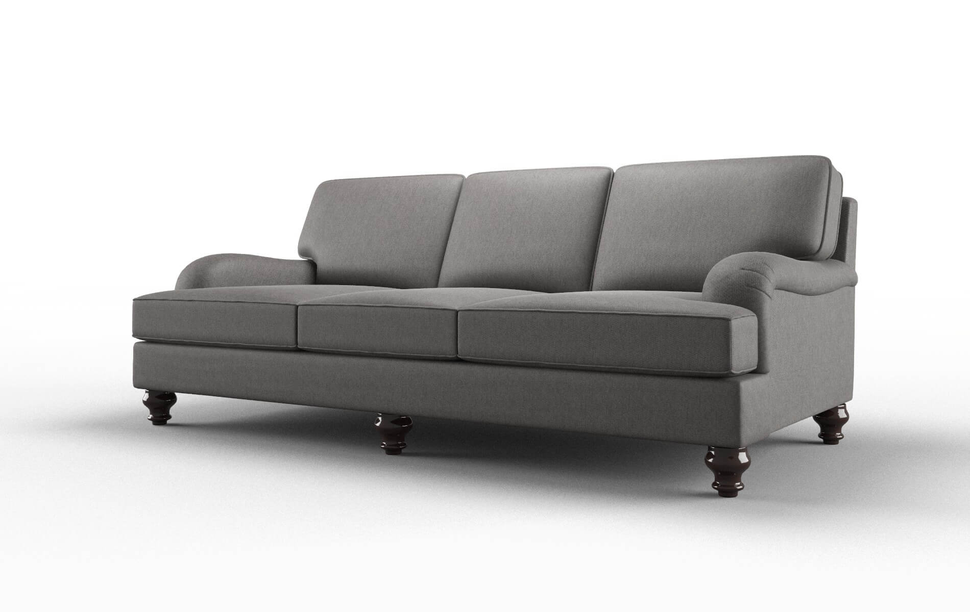 Hamilton Cosmo Charcoal Sofa espresso legs 4