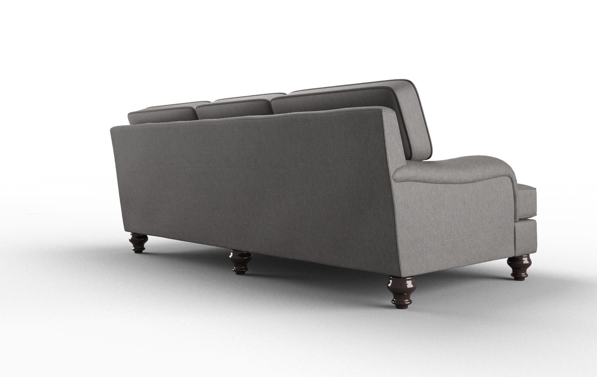 Hamilton Cosmo Charcoal Sofa espresso legs 5