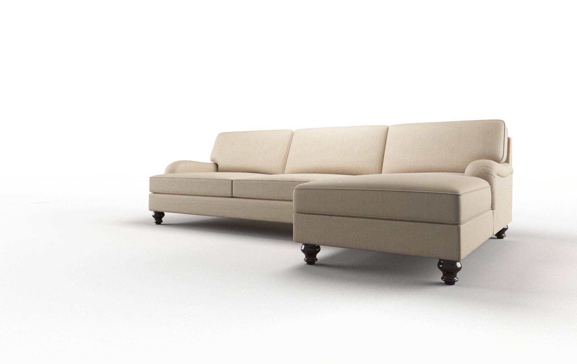 Hamilton Cosmo Fawn Panel espresso legs 4