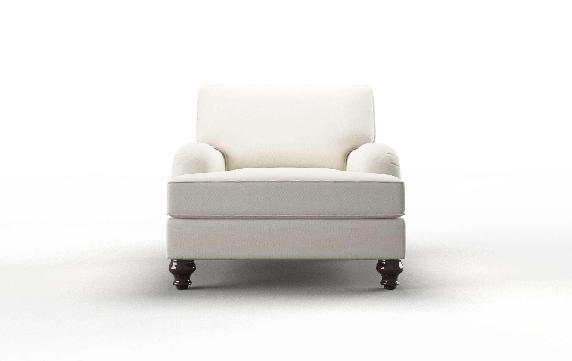 Hamilton Cosmo ivory Chair Espresso Legs  1