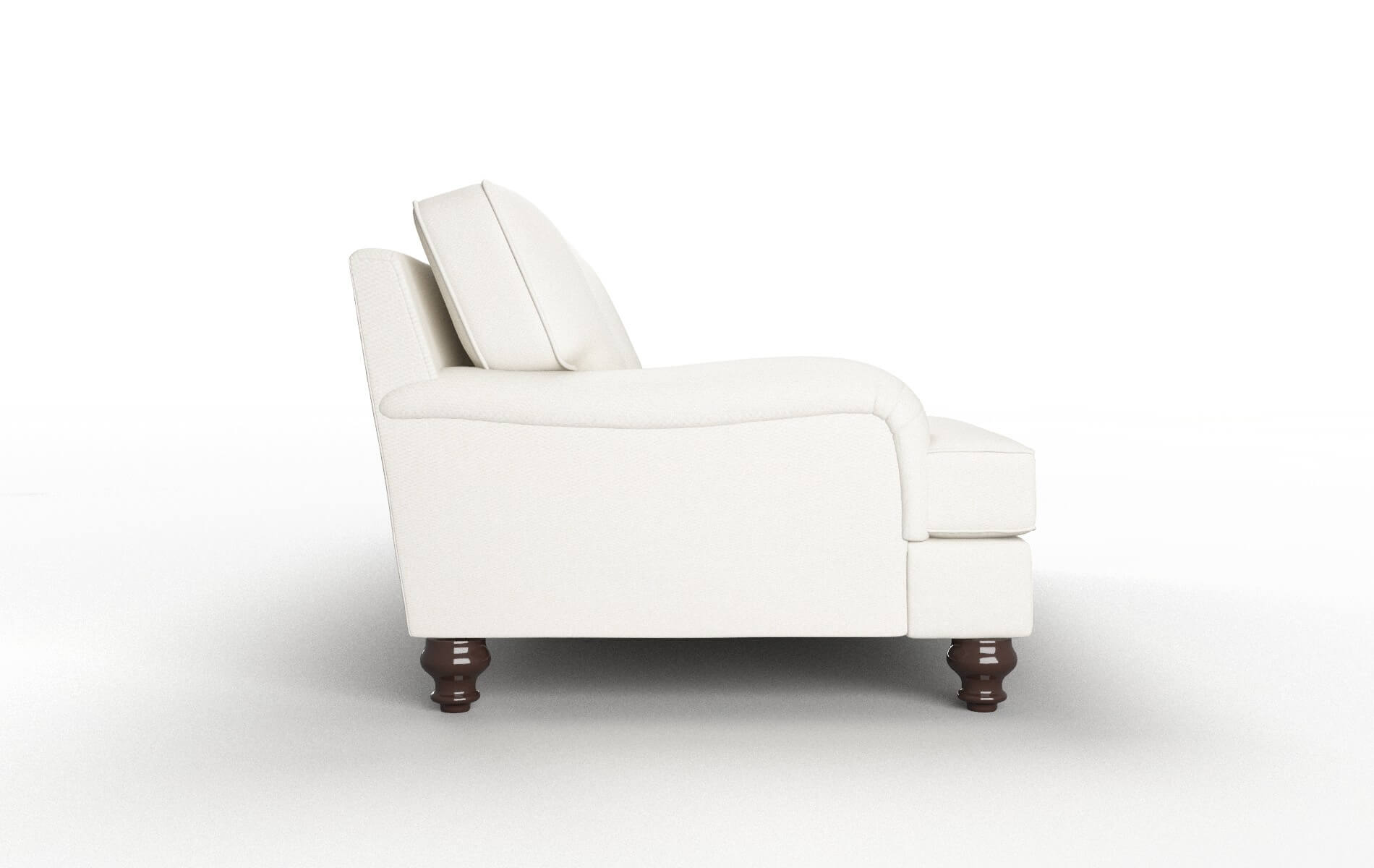 Hamilton Cosmo Ivory Sofa espresso legs 3