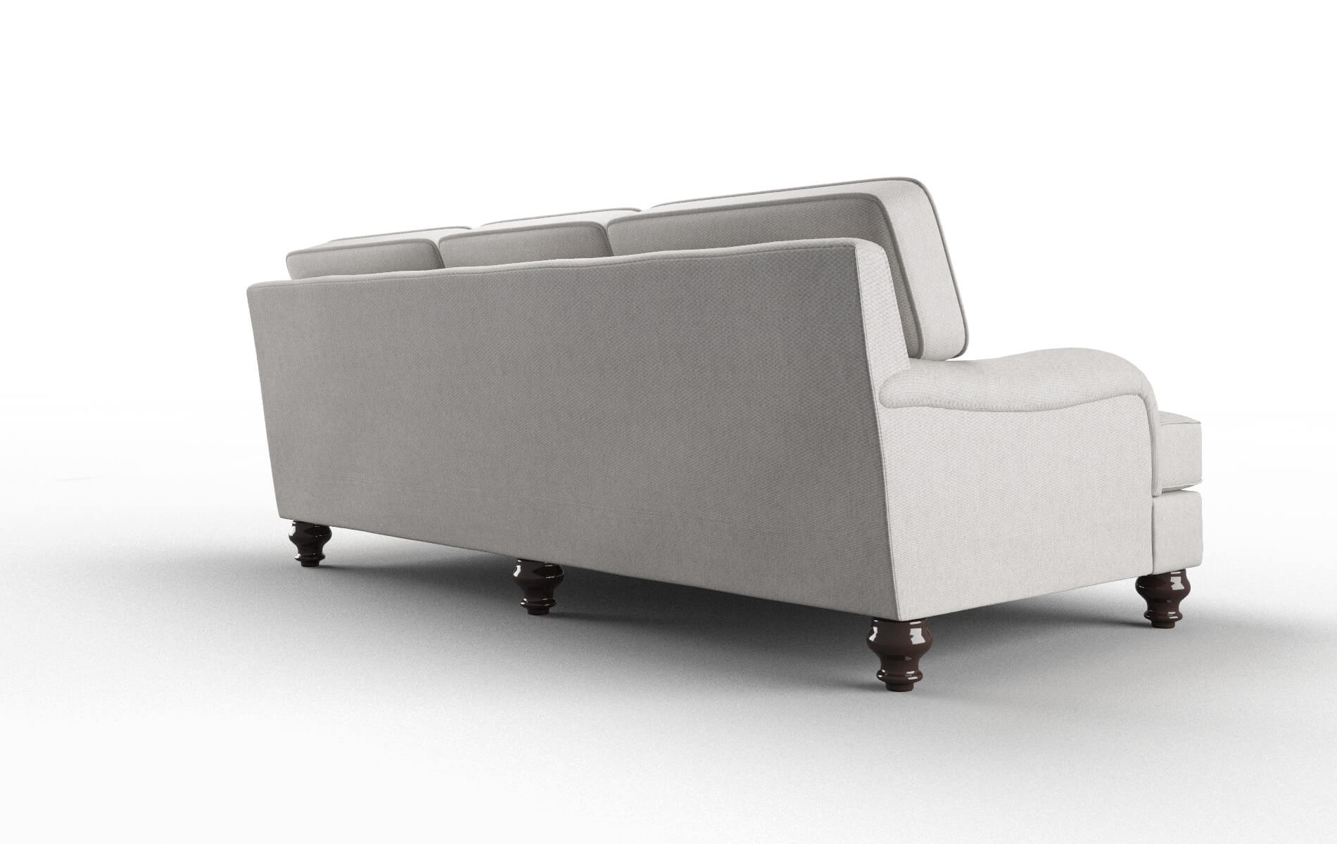 Hamilton Cosmo Silver Sofa espresso legs 5