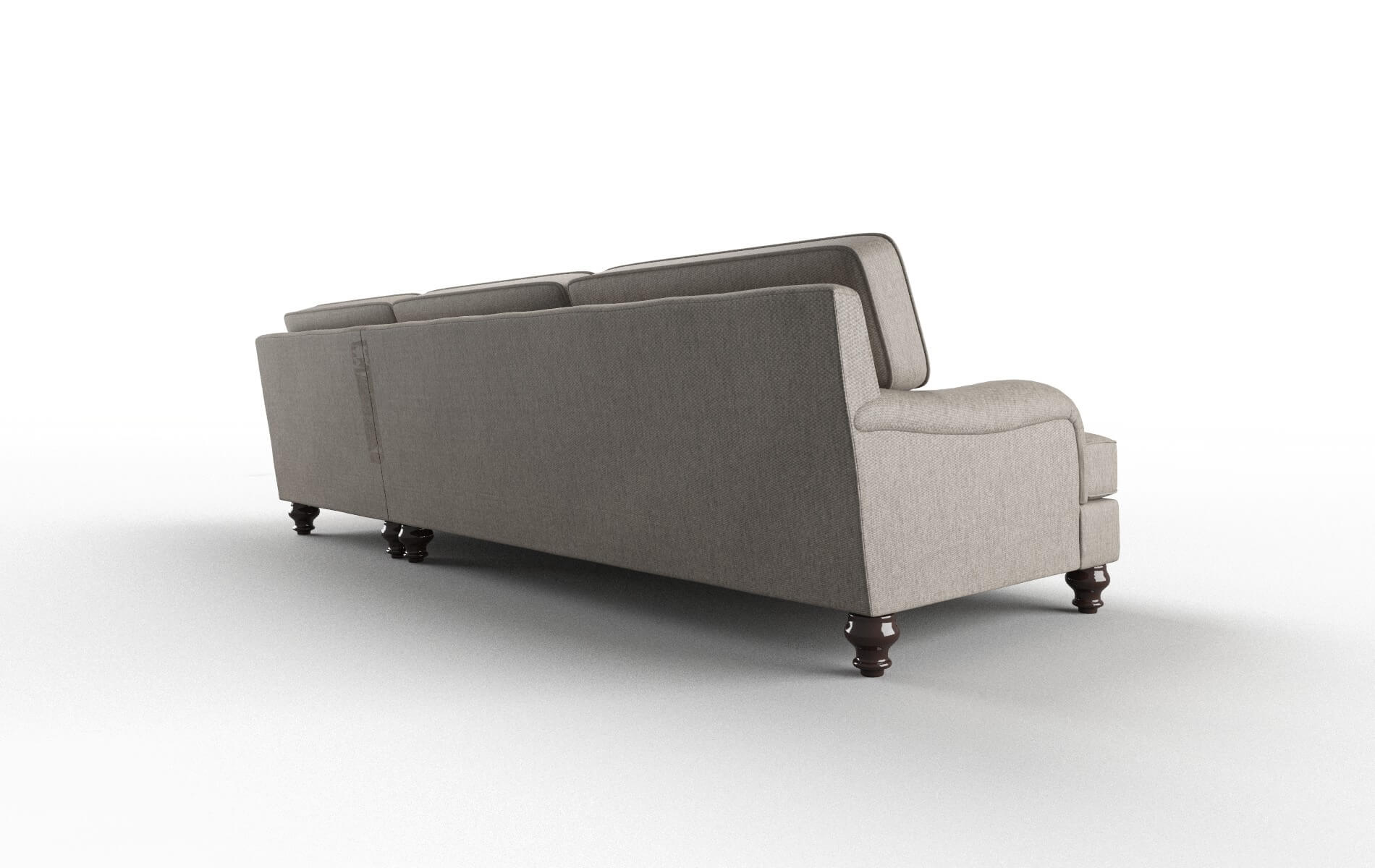Hamilton Cosmo Taupe Panel espresso legs 5