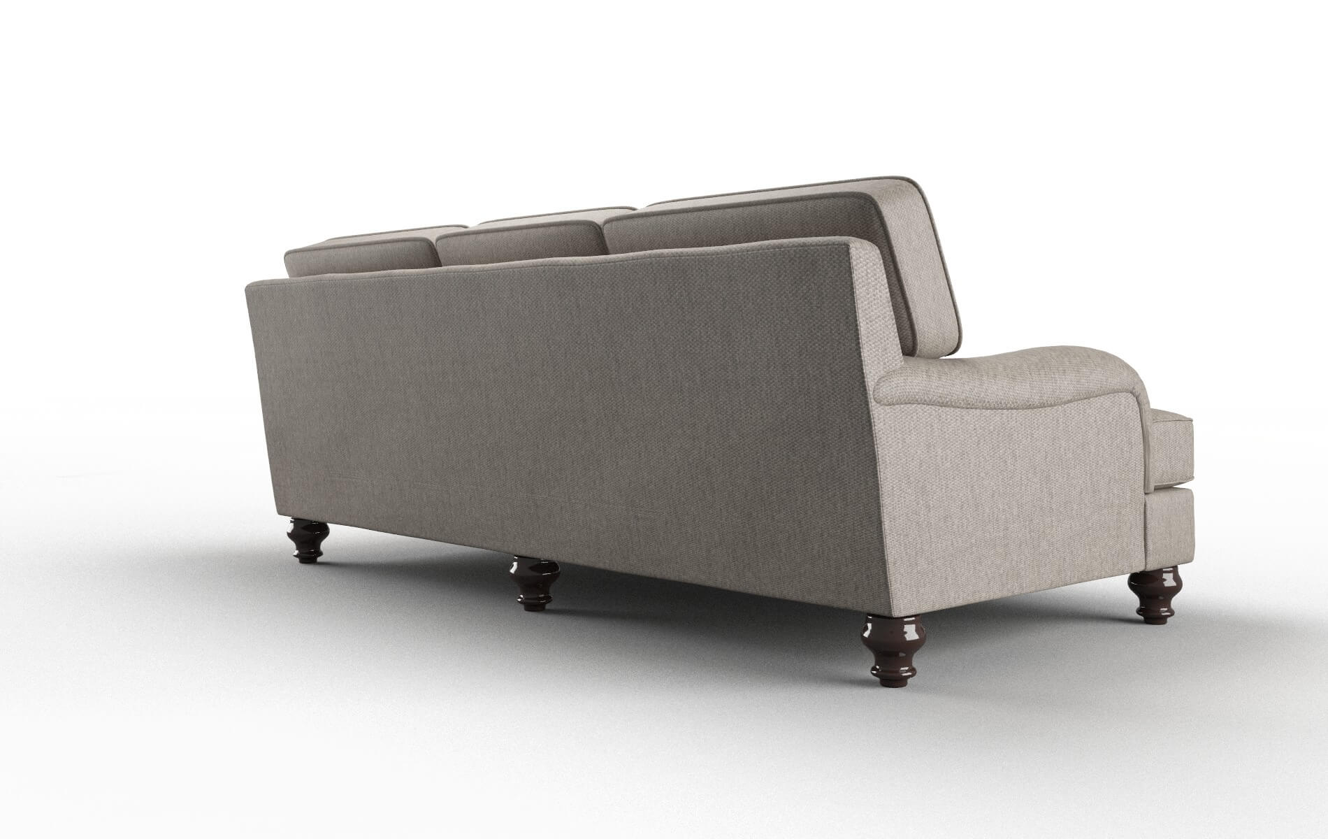 Hamilton Cosmo Taupe Sofa espresso legs 5